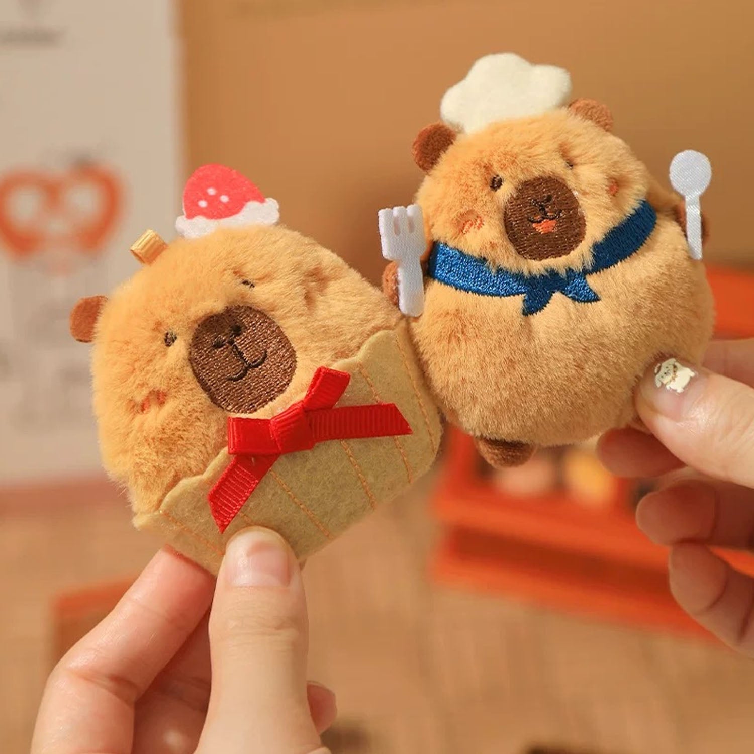 【MEE】TUNTUNZAI Capibara Mini Plush Magnet Series Blind Bag