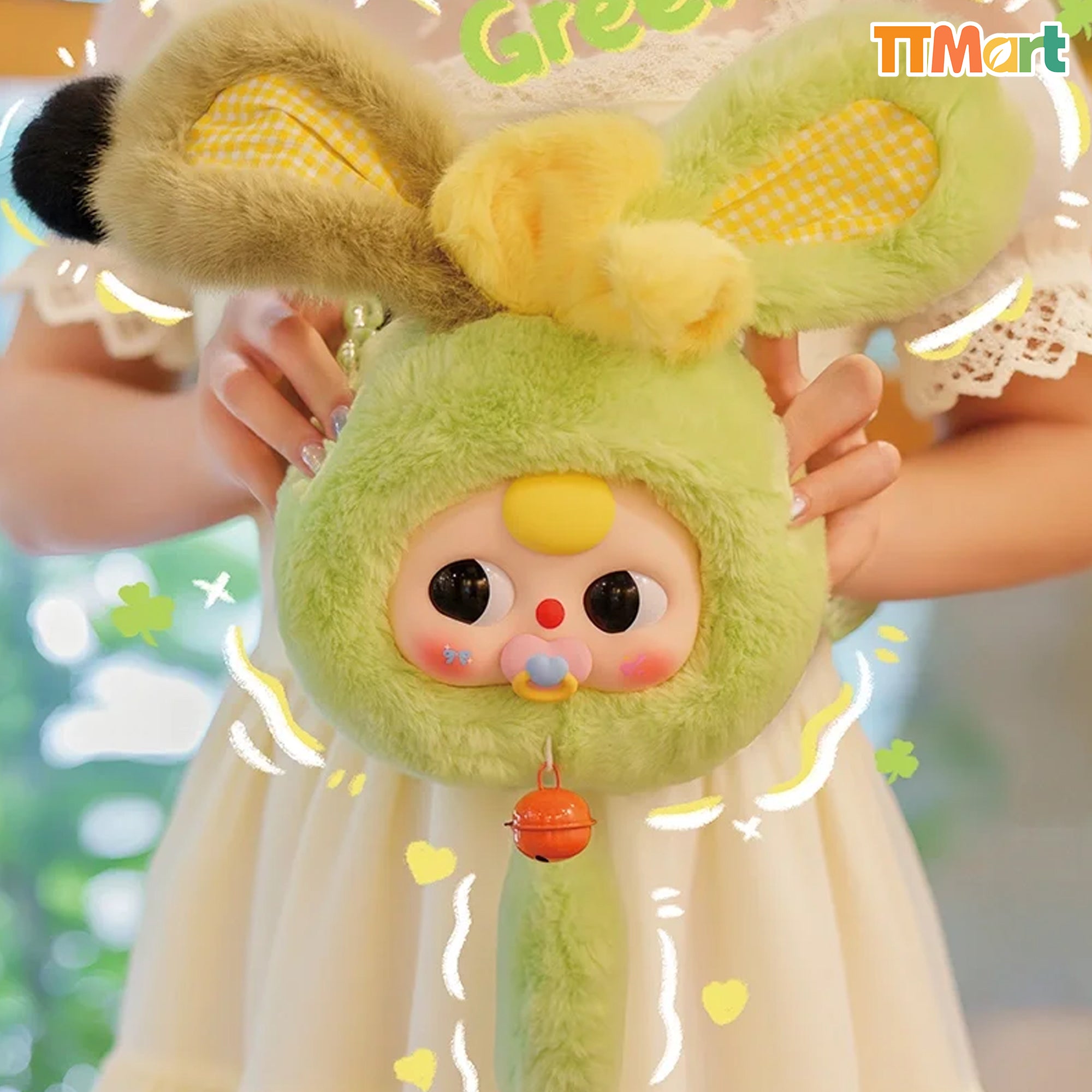 Baby Three Lucky Rabbit Zipper Bag Series Blind Box