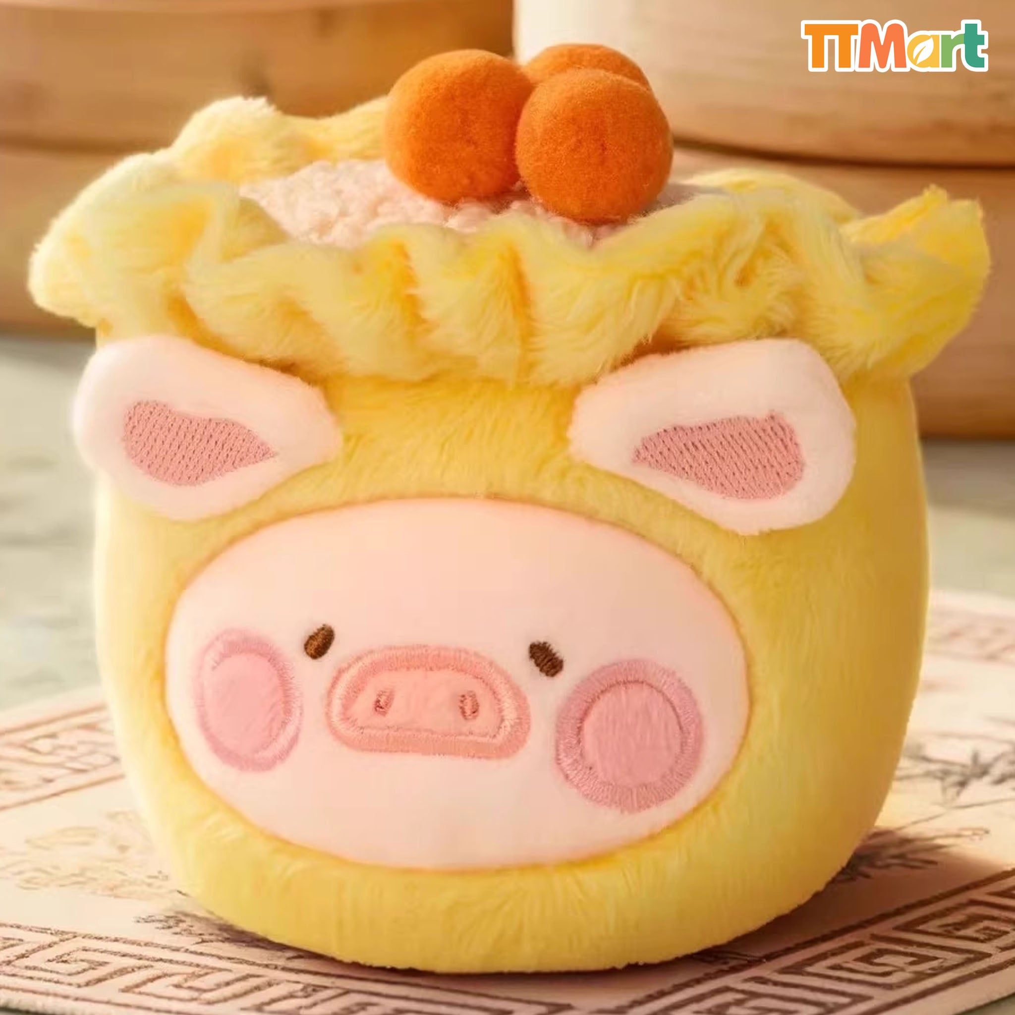 LULU THE PIGGY Dim Sum House Plush Keychain Series Blind Box