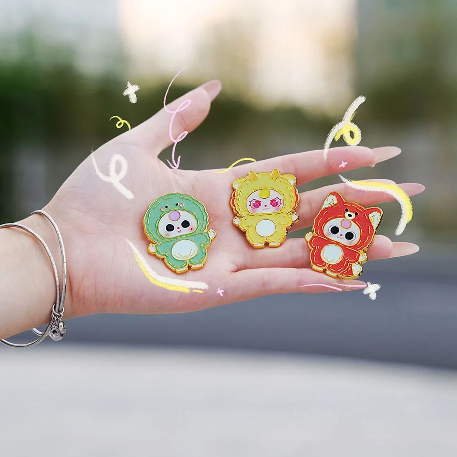 Baby Three Badge Of Metal Series Blind Bag