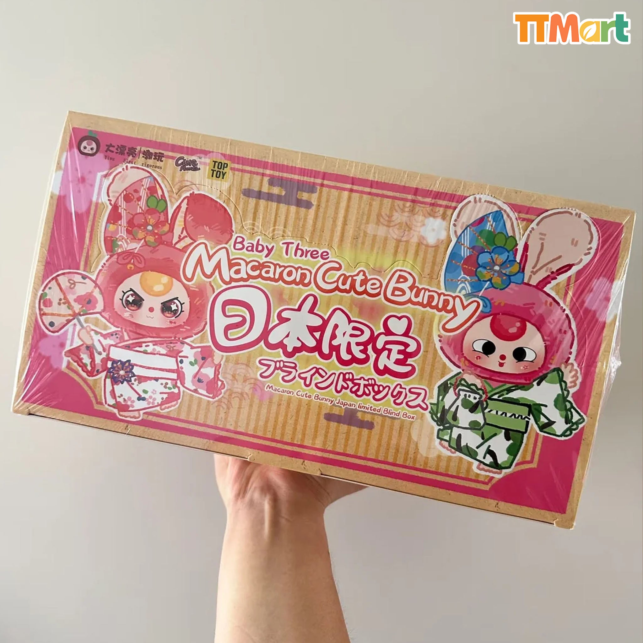 Baby Three Japan Limited Macaron Cute Bunny Blind Box