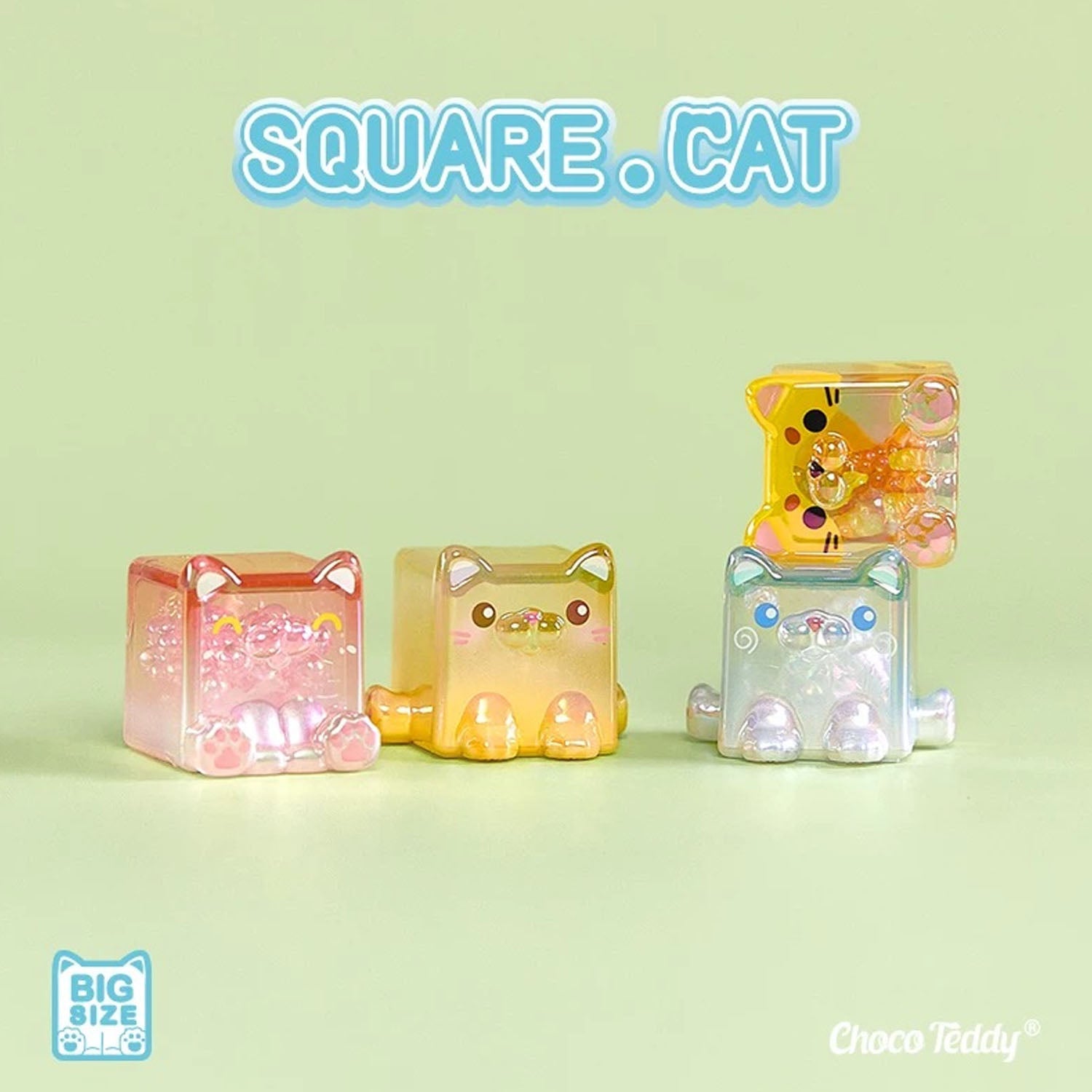 Square Cat Ice Series Blind Box