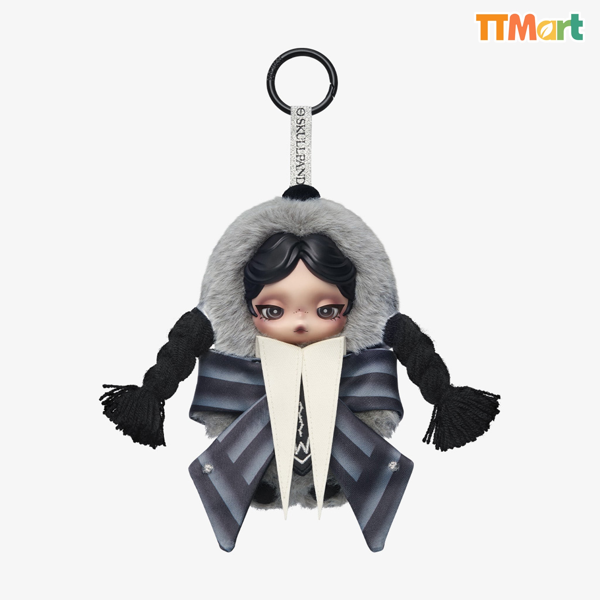 SKULLPANDA × Wednesday Plush (Nevermore Academy Uniform Version)