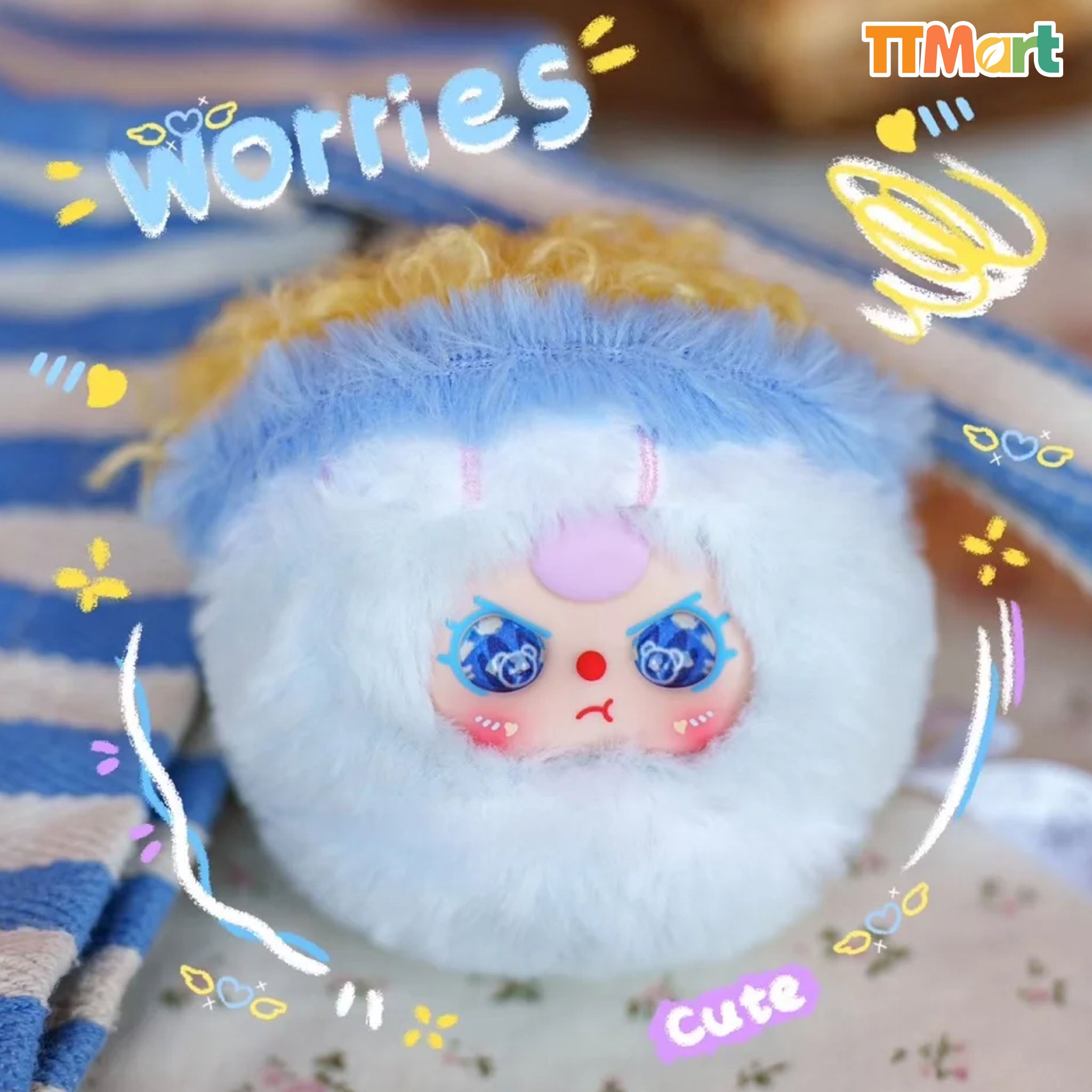 Baby Three Big Bite Plush Series Blind Box