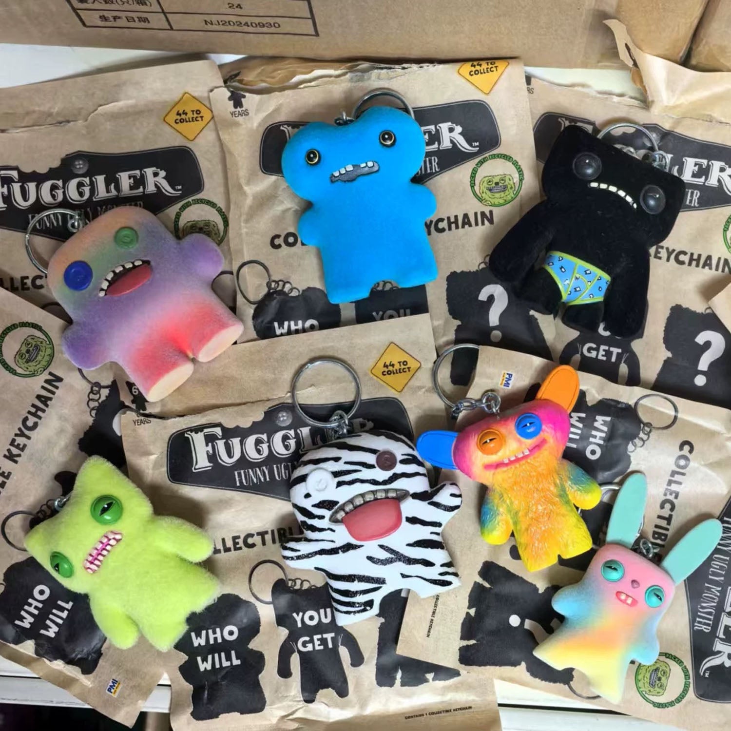 FUGGLER Keychain Funny Ugly Monster Series Blind Bag