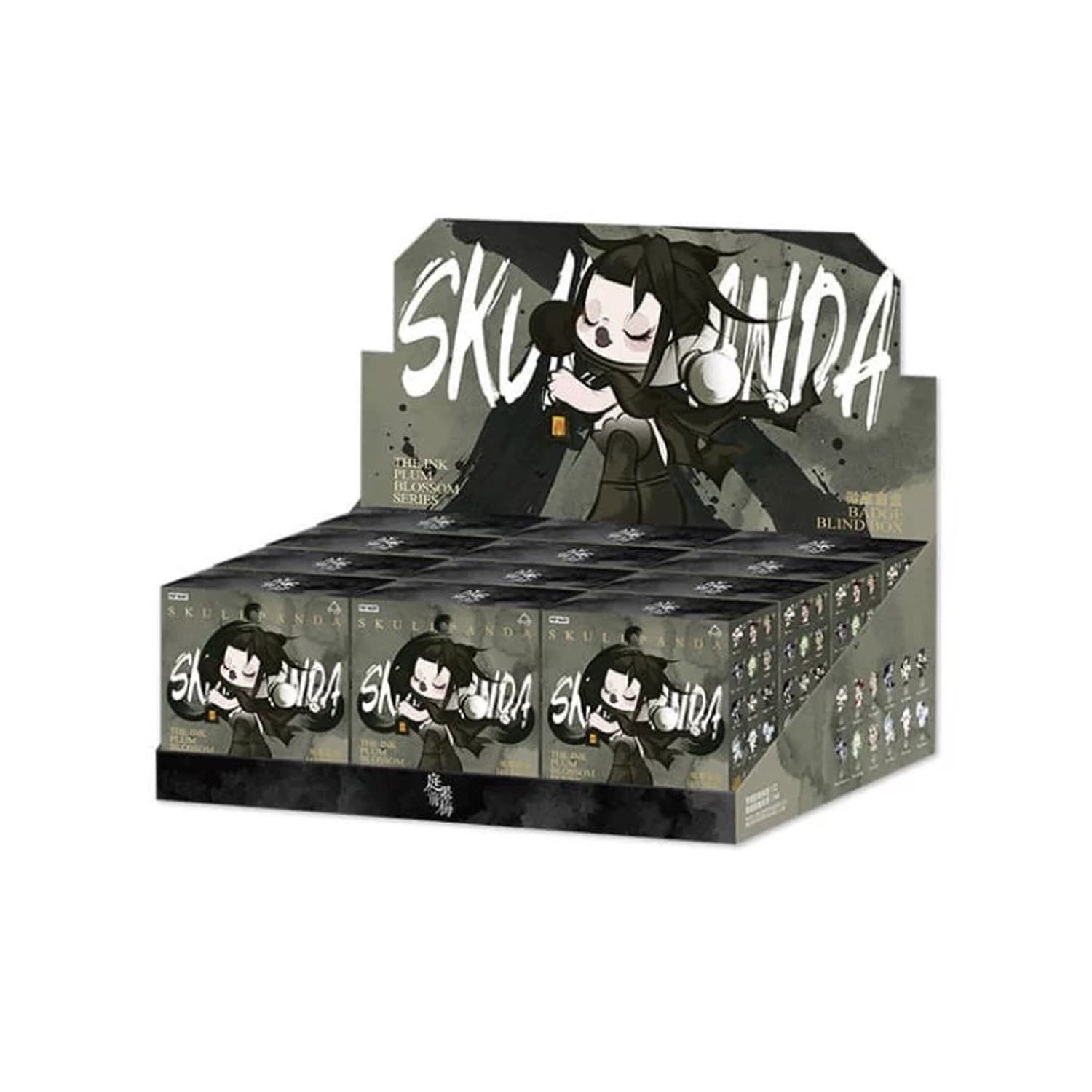 【MEE】SKULLPANDA The Ink Plum Blossom Series - Badge Blind Box