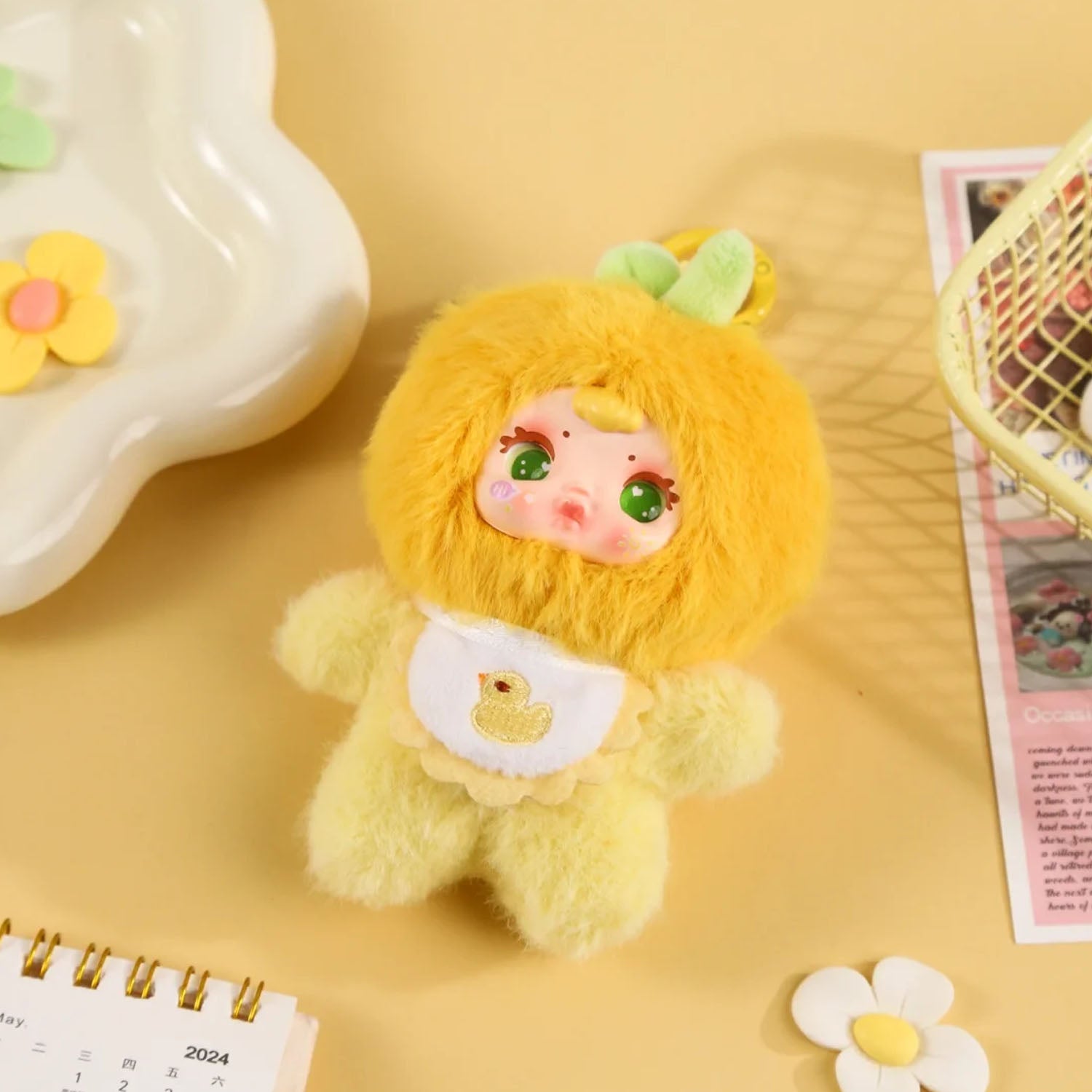 MM Milk Candy Cololful Fruit Plush Pendant Keychain Series Blind Box