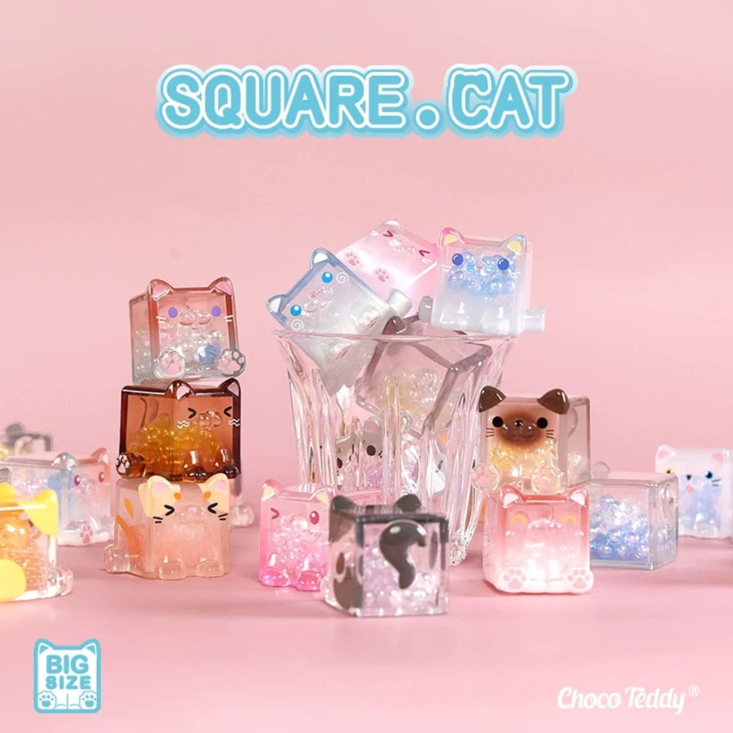Square Cat Ice Series Blind Box