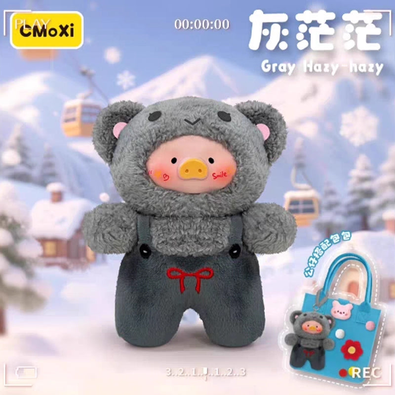 Rainbow Pig Plush Pendant With Tote Bag Series Blind Box