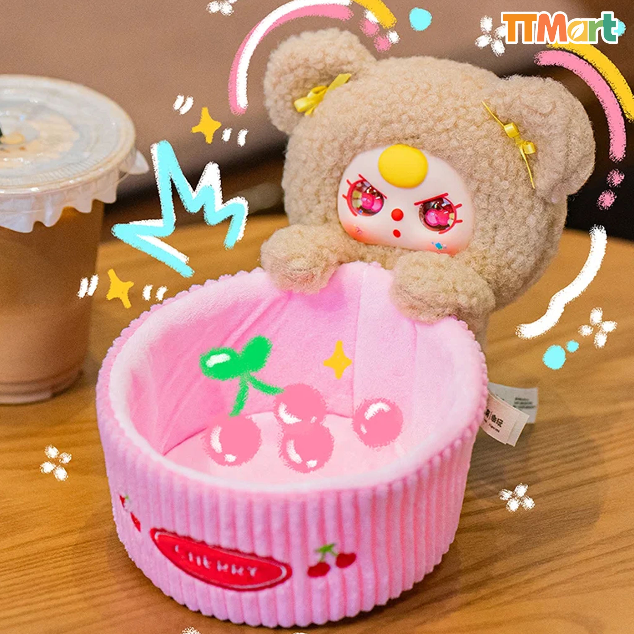 Baby Three Storage Basket Plush Blind Box