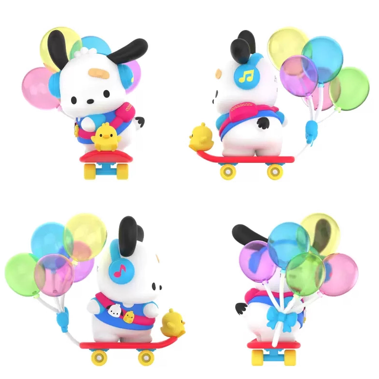 SANRIO Pochacco Skateboard Limited Edition Figurine