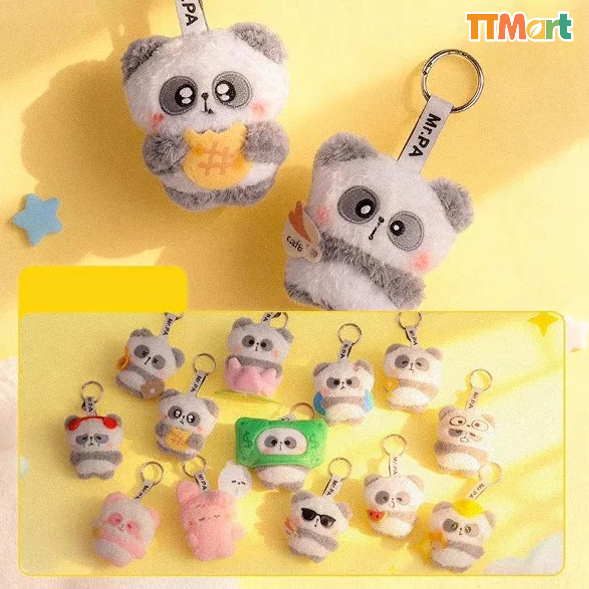MR.PA Daily Office Grind Series Plush Keychain Blind Box