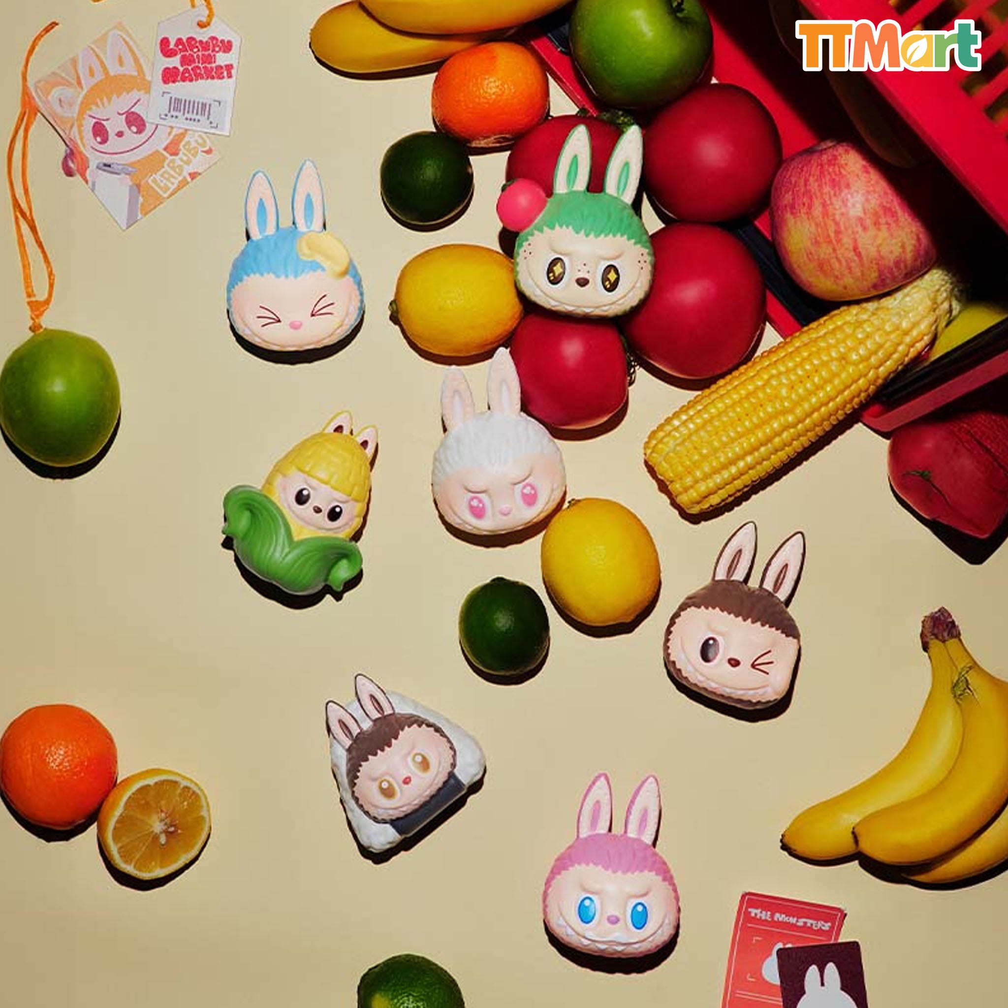 THE MONSTERS LABUBU Wacky Mart Series-Pinch Pendant Squishy Blind Box