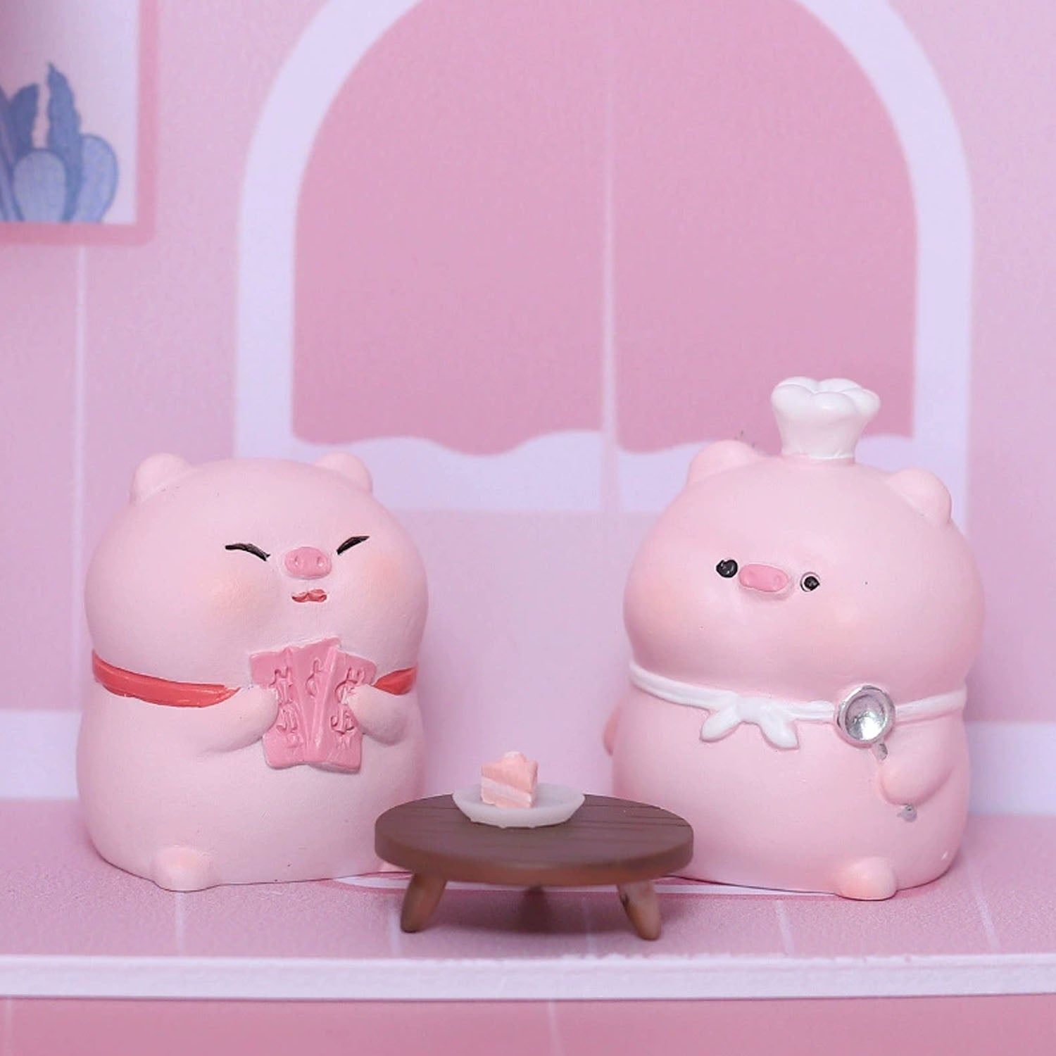 Piggy Restaurant Series Mini Bean Blind Box