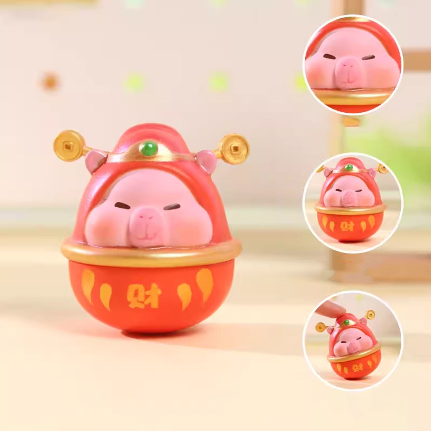 Silly Capibara Daruma Bean Series Blind Box