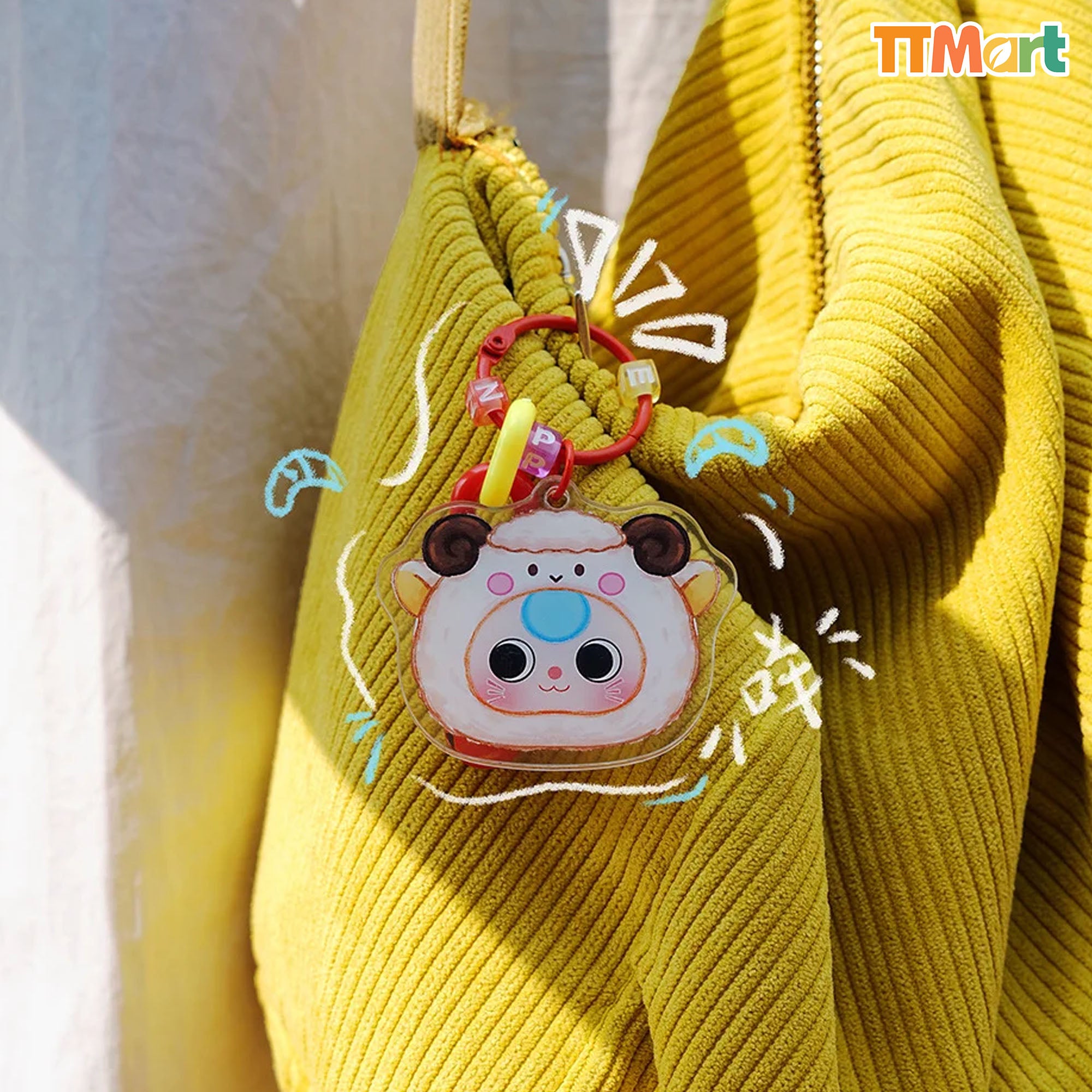 Baby Three Acrylic Charm Keychain Series Blind Bag