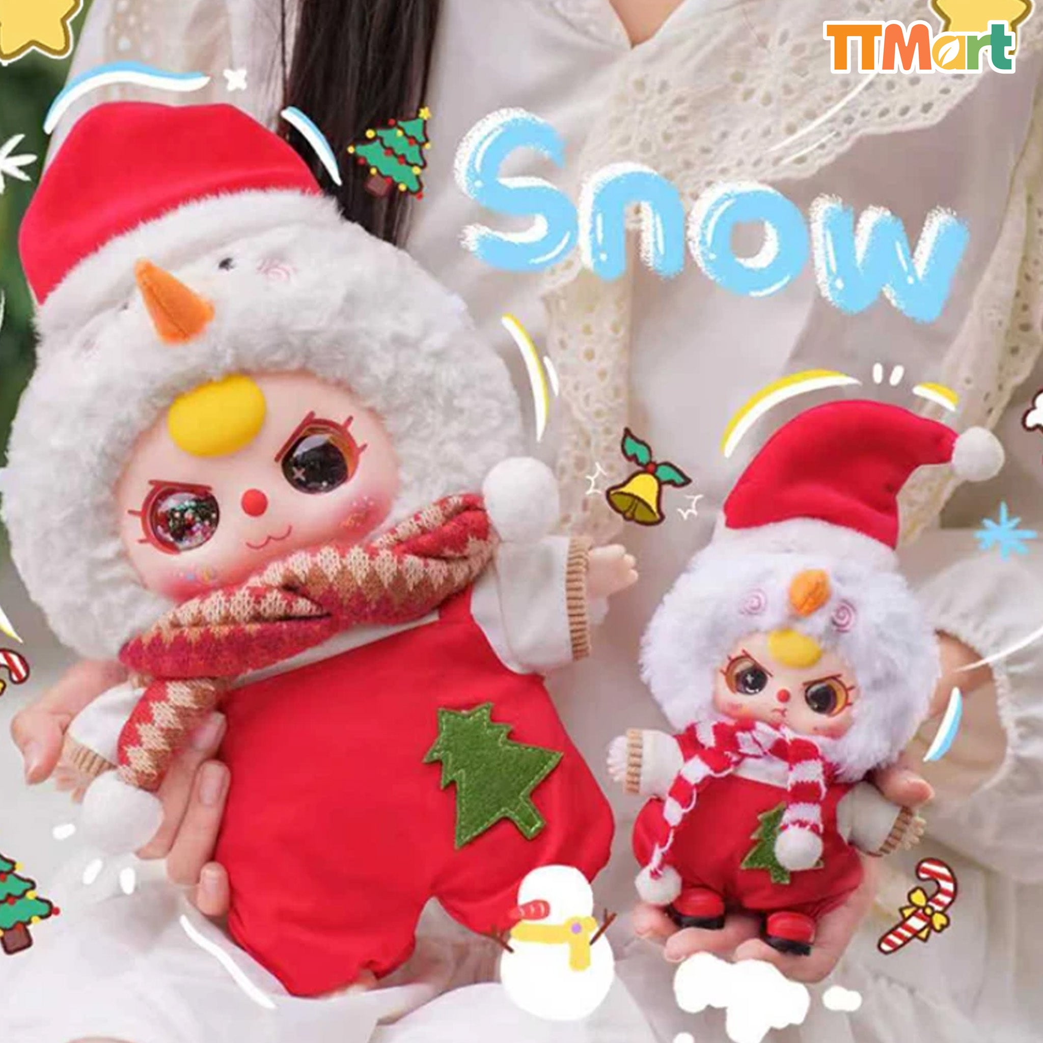 Baby Three 400% Christmas V2 Plush Blind Box