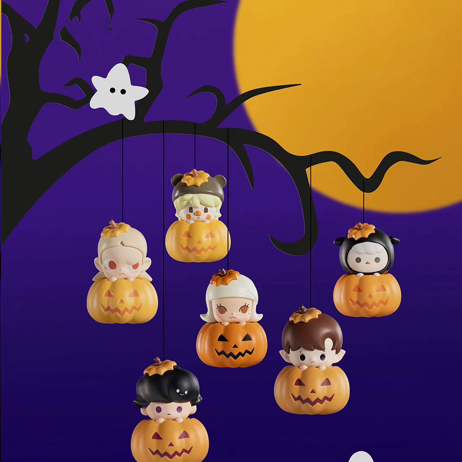 POP BEAN Pumpkin Halloween Series