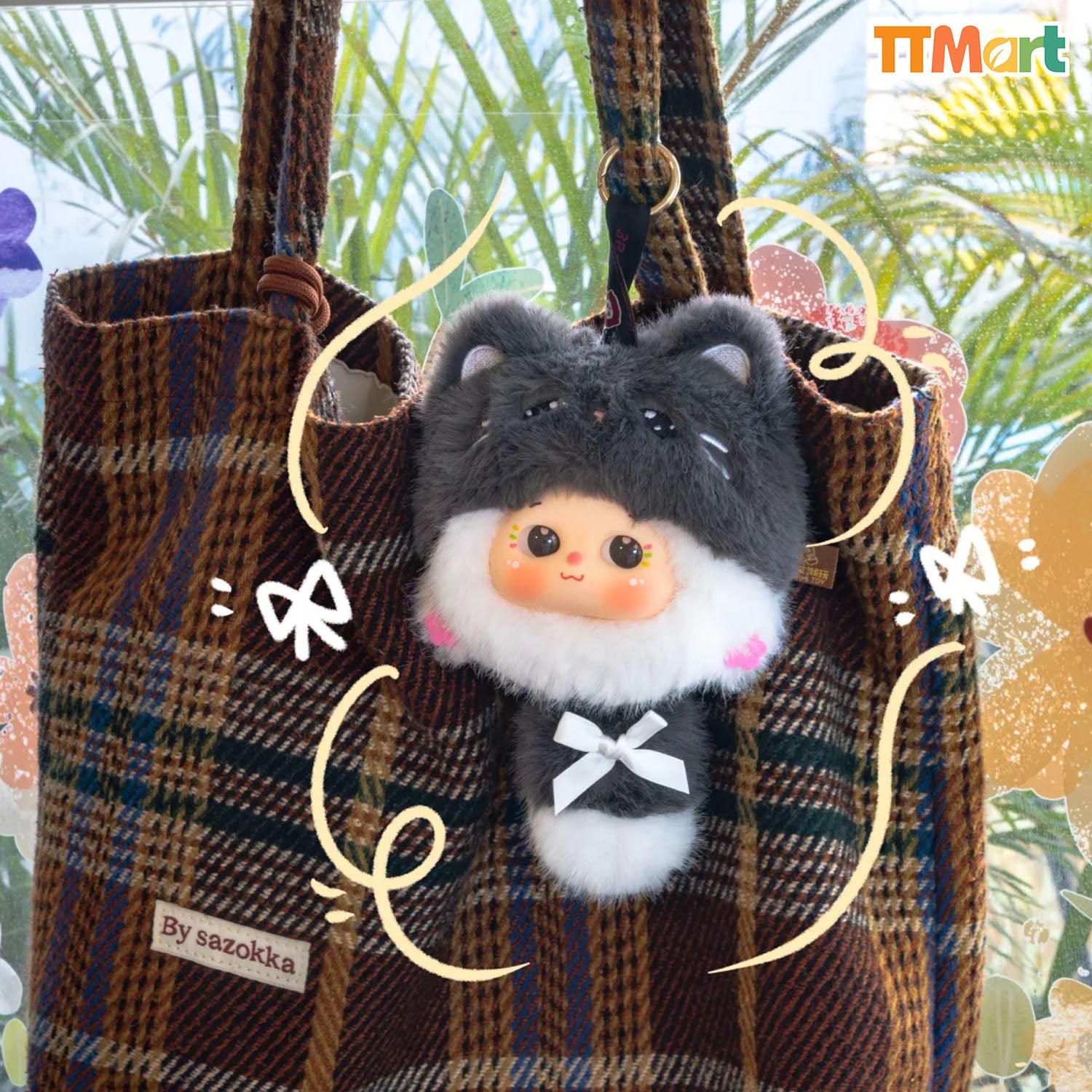 BABOO MEOW Comb Mirror Set Plush Series Blind Box