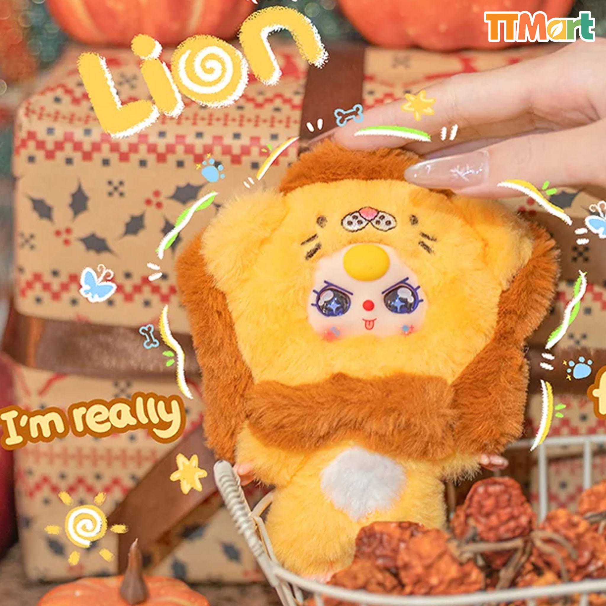 Baby Three Mini Animal World Plush Blind Box