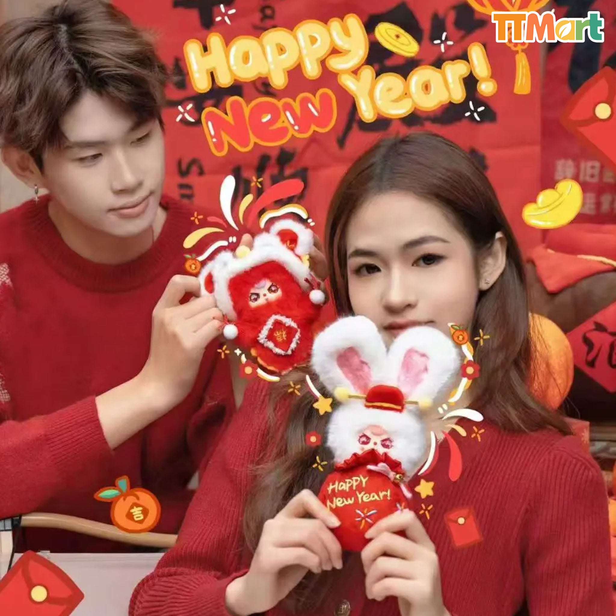 Baby Three Happy New Year V2 Plush Blind Box