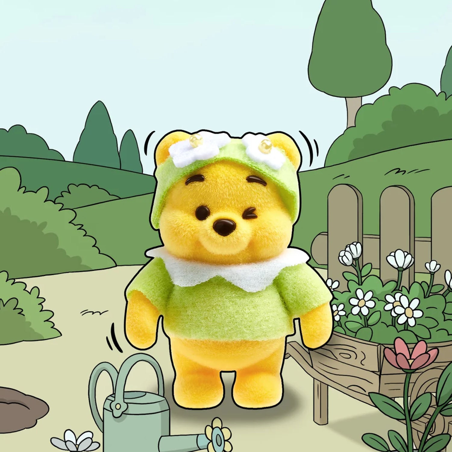 Winnie The Pooh Touching Garden Series Figure Blind Box