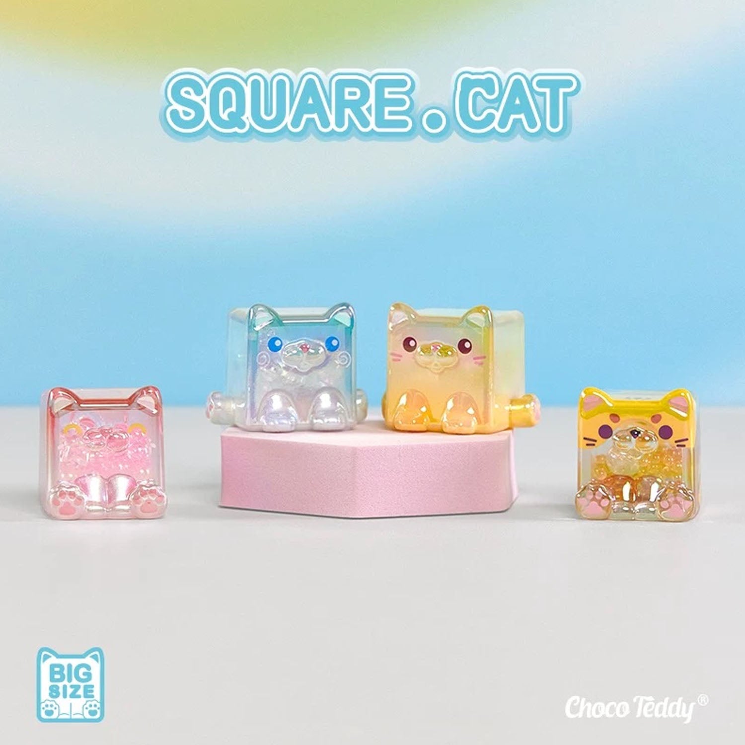 Square Cat Ice Series Blind Box
