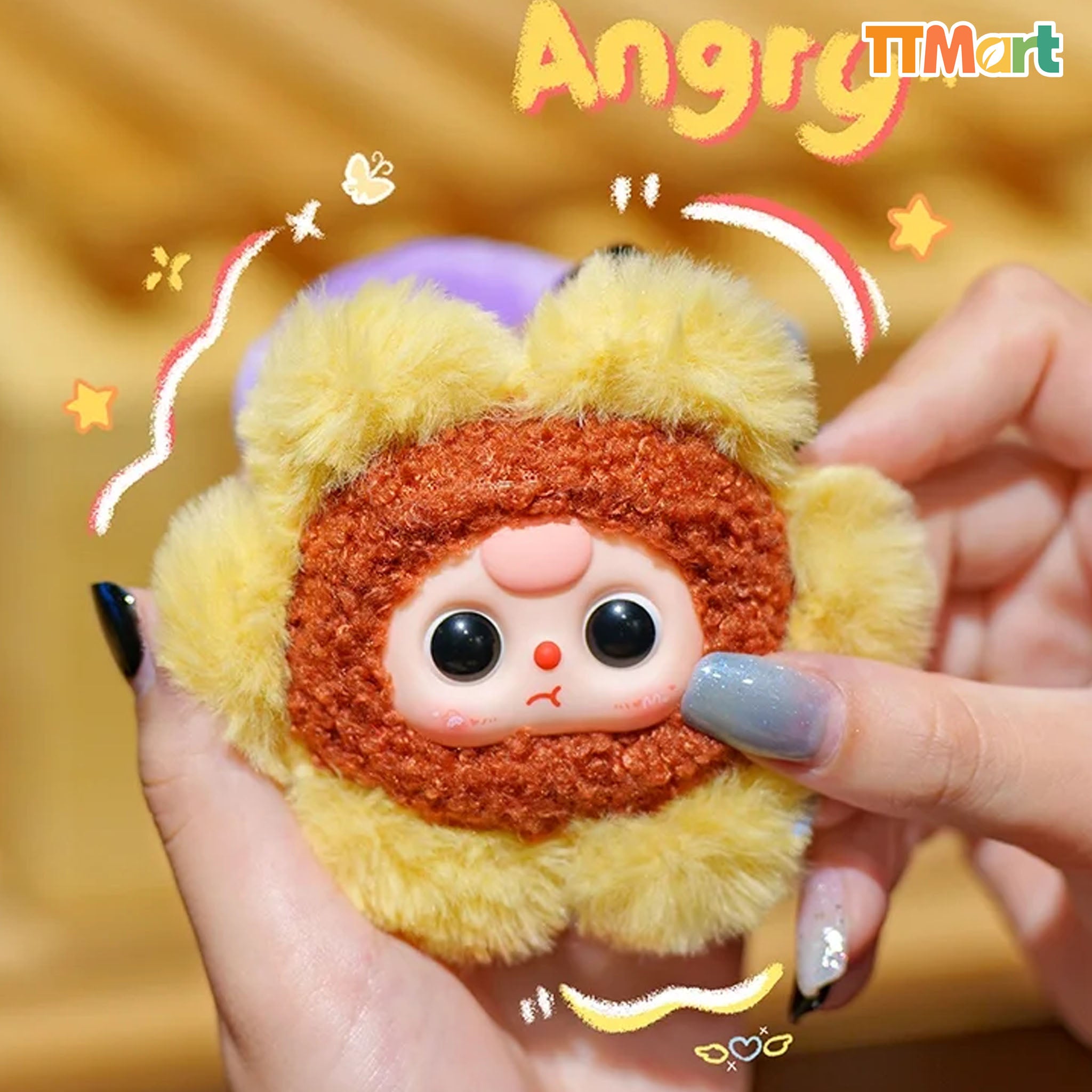 Baby Three Flower Hair Rope Scrunchie Plush Series Blind Box