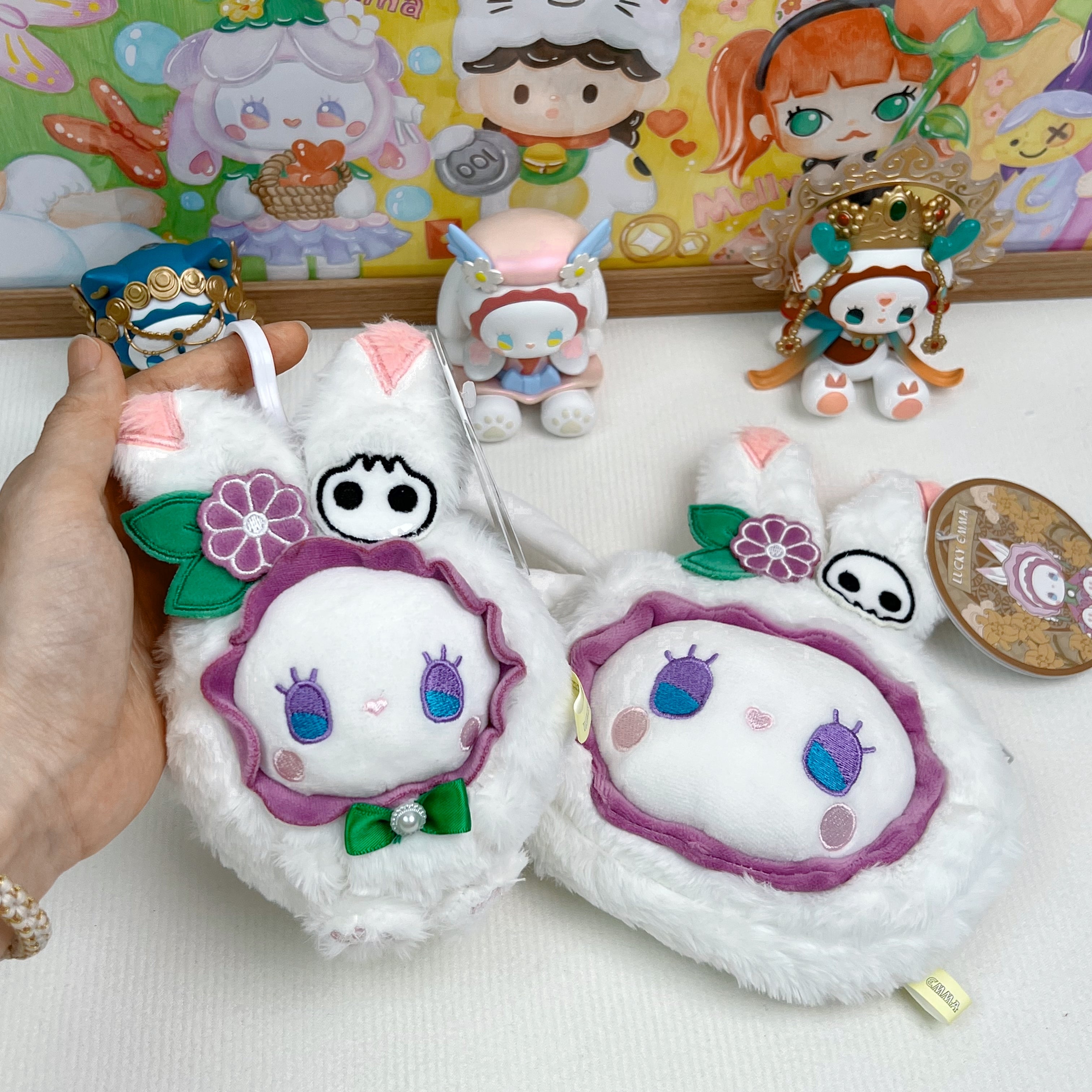 EMMA Plushy Purse Keychian