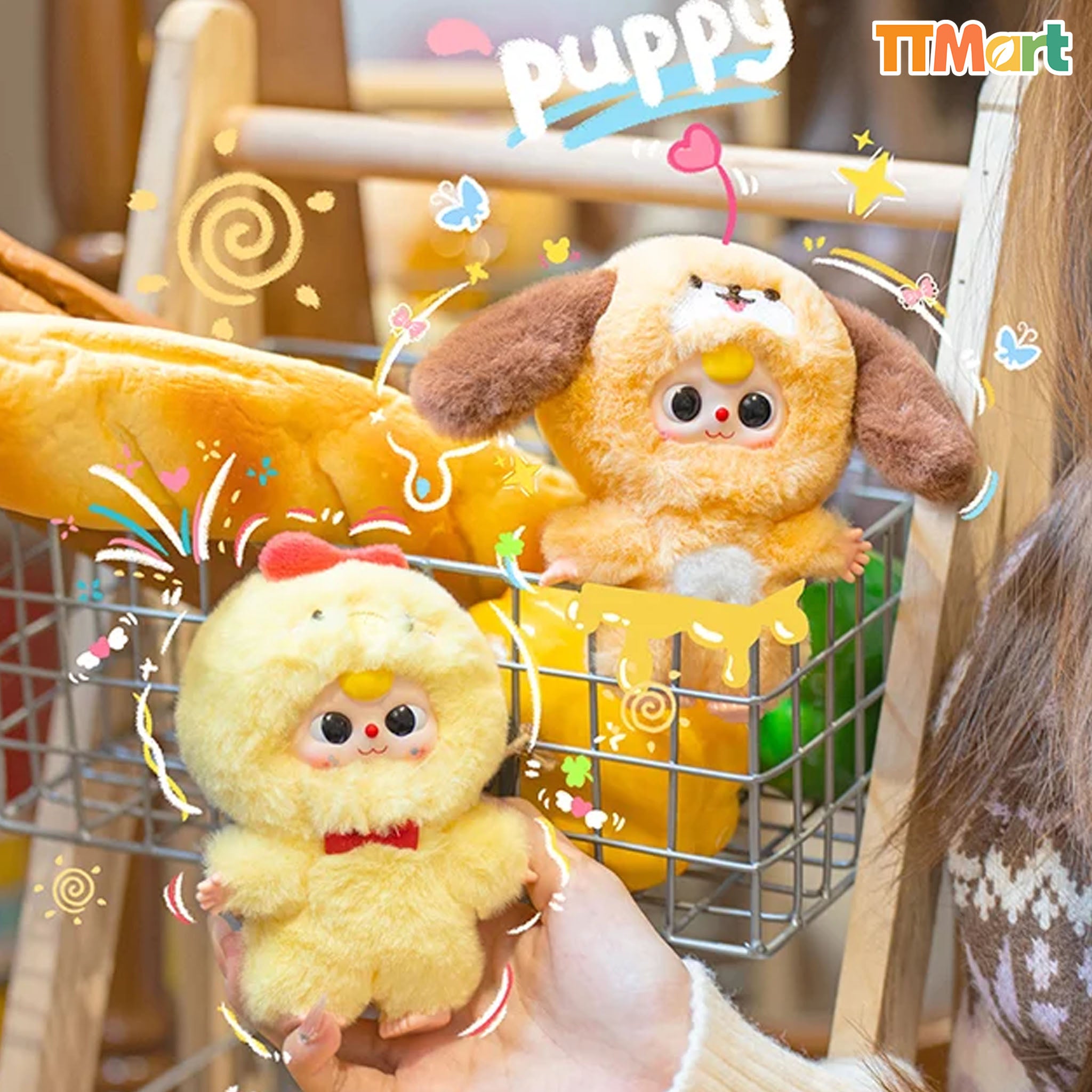 Baby Three Mini Animal World Plush Blind Box