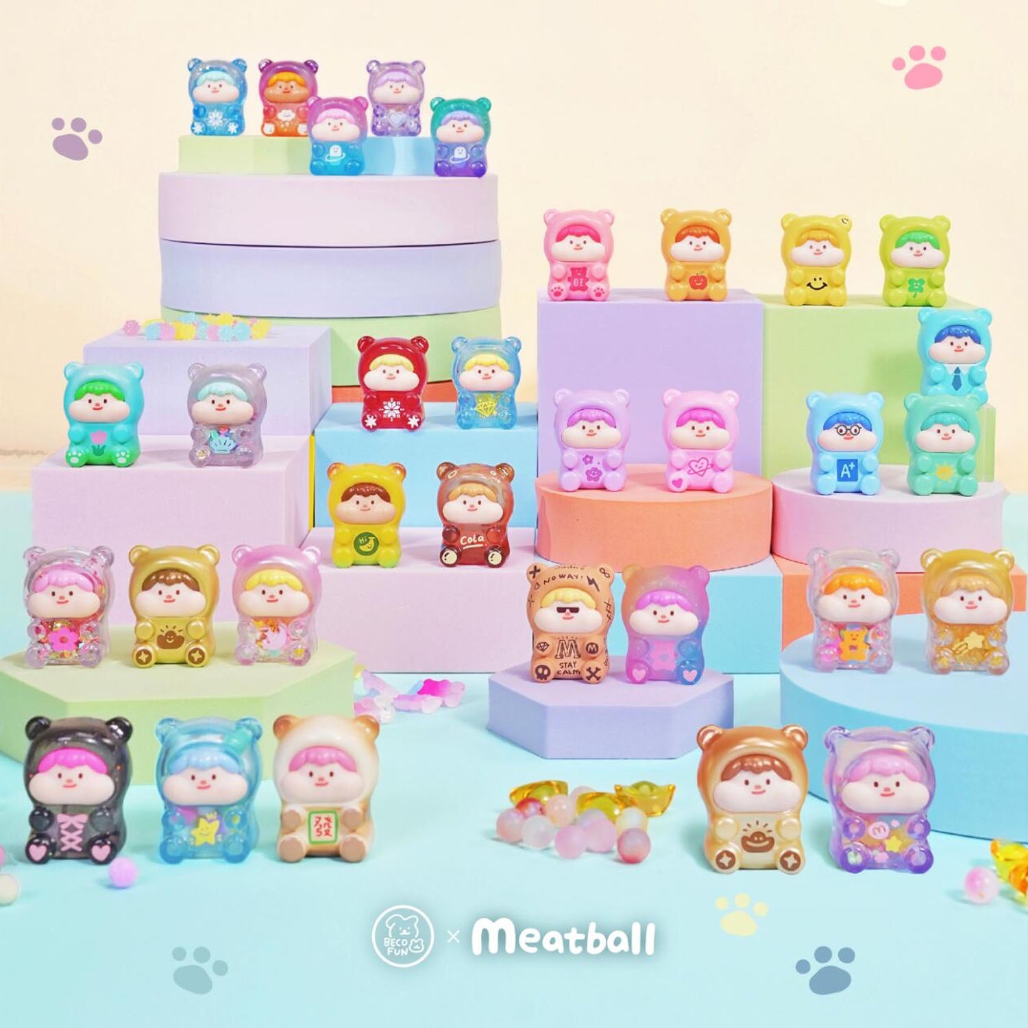 MEATBALL Marshmallow Bear Mini Blind Bag