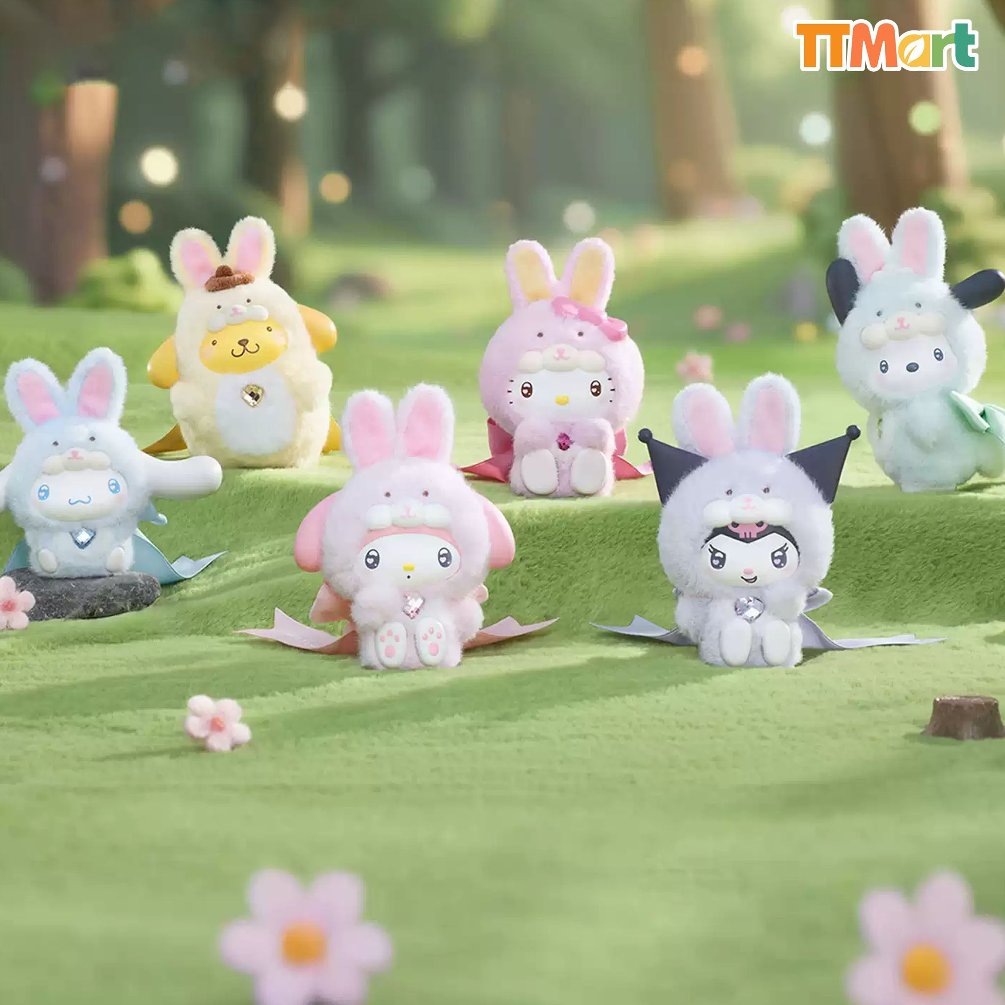 SANRIO Diamond Bunny Baby Series Figure Blind Box