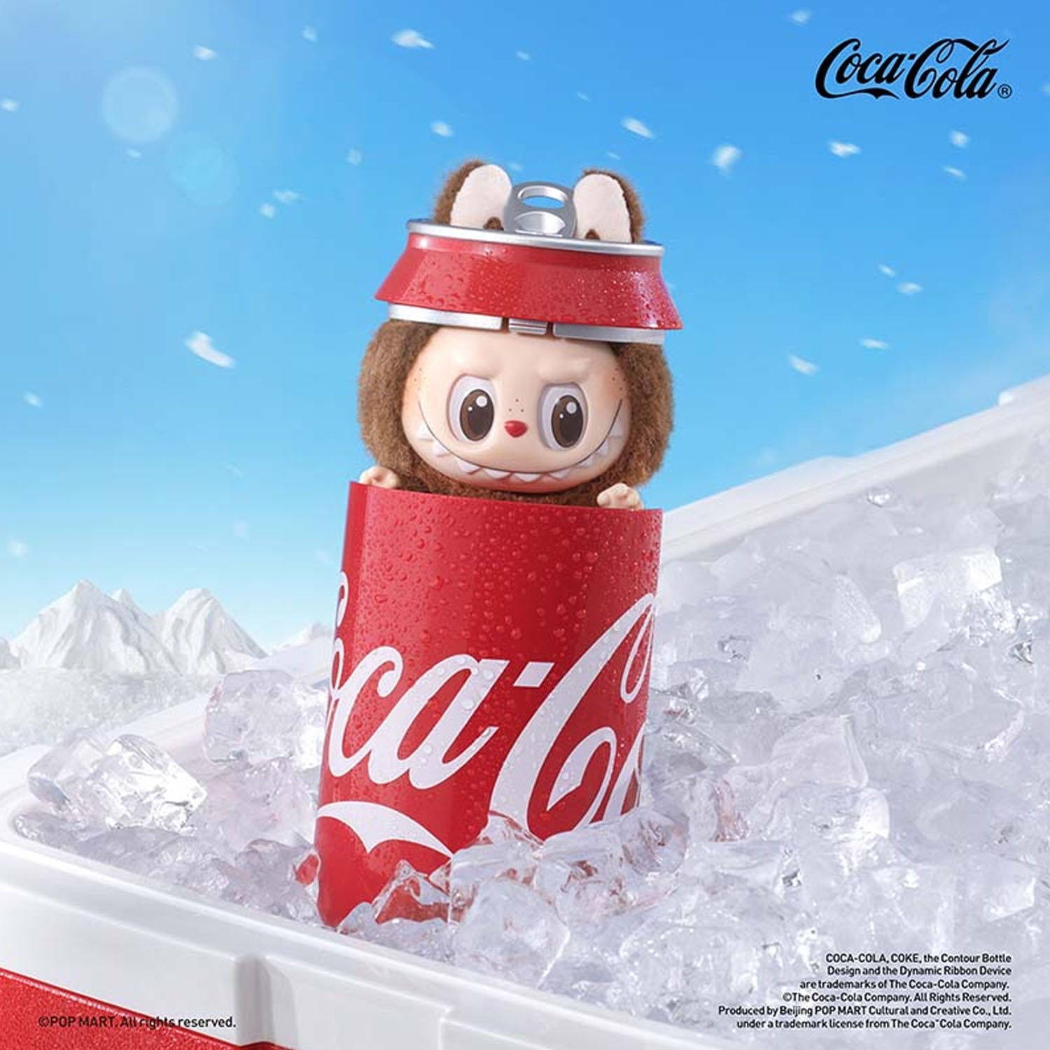 LABUBU The Monsters x Coca Cola Vinyl Face Plush Series Blind Box