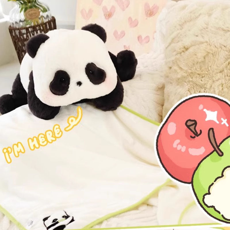 PANDAROLL Apple Head Plushy Blanket