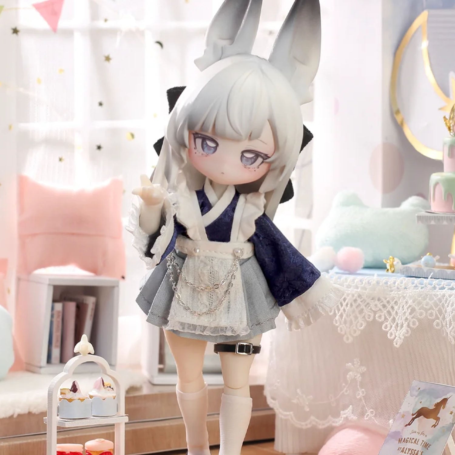 Inedible Doll Moon Jumping Time Bunny Series BJD Blind Box