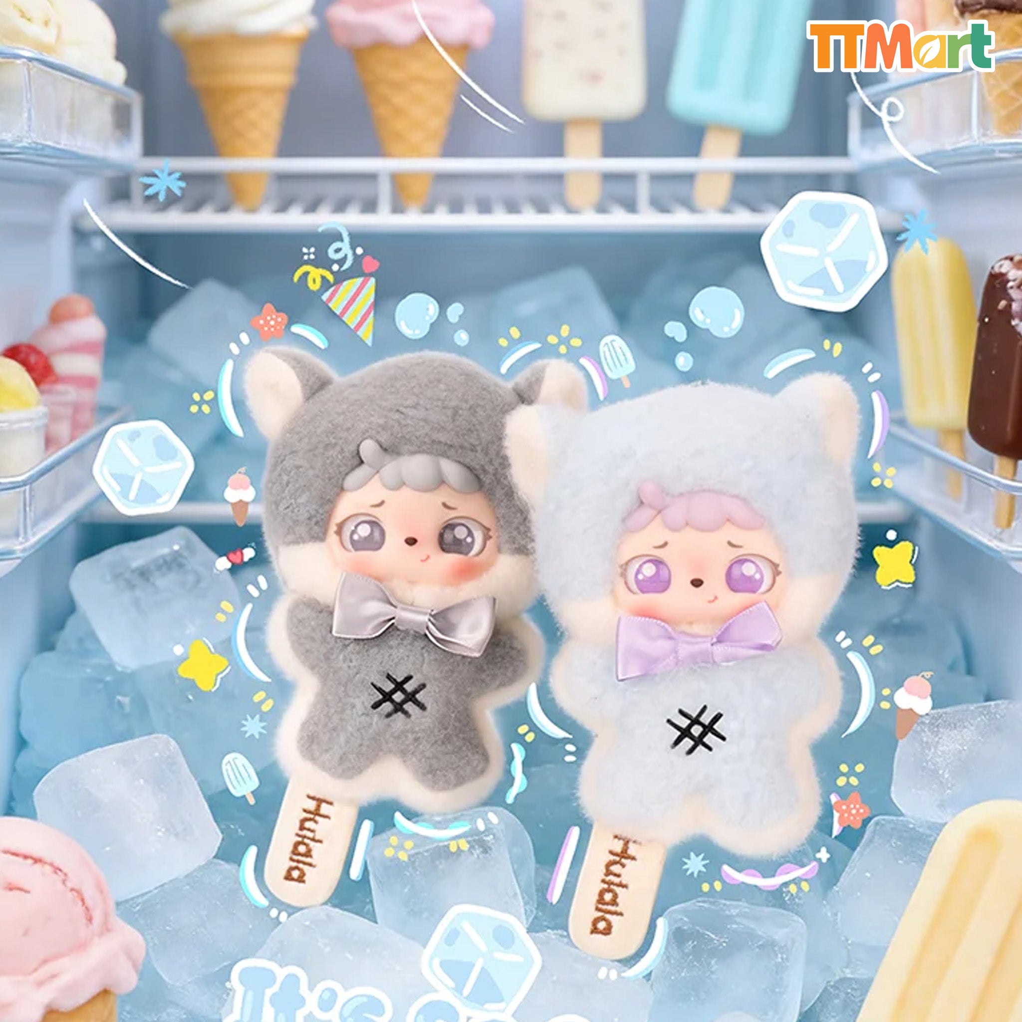 MITUTU & HULALA V3 Creamy Popsicle Series Plush Blind Box