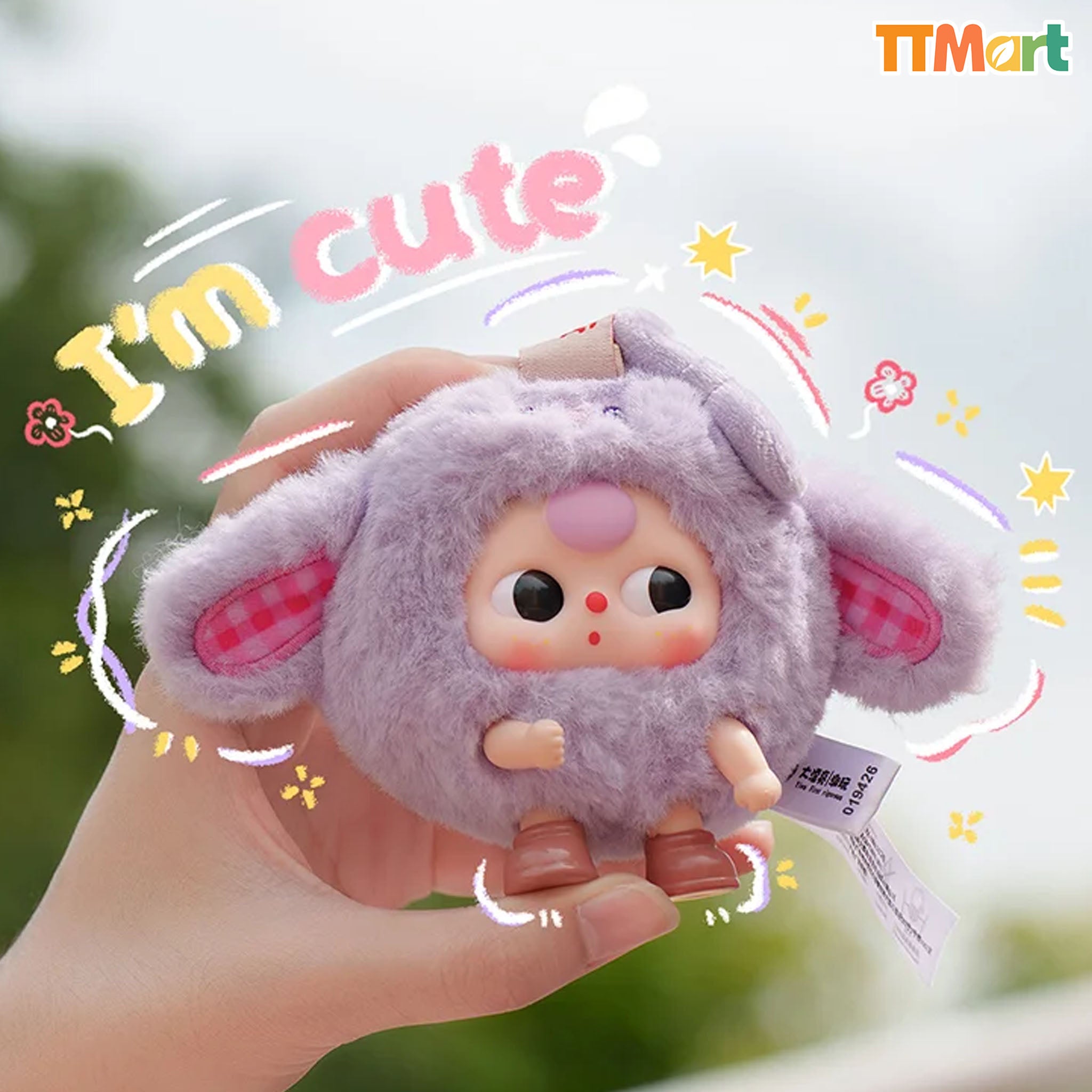 Baby Three Round Beast Series Plush Blind Box