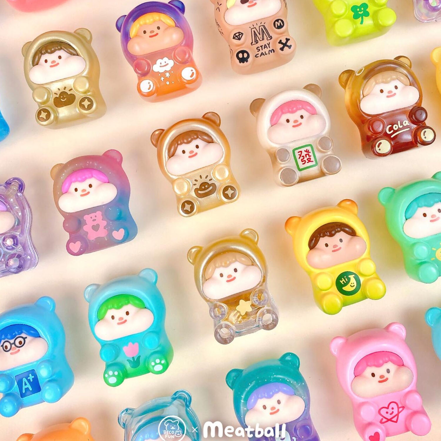 MEATBALL Marshmallow Bear Mini Blind Bag