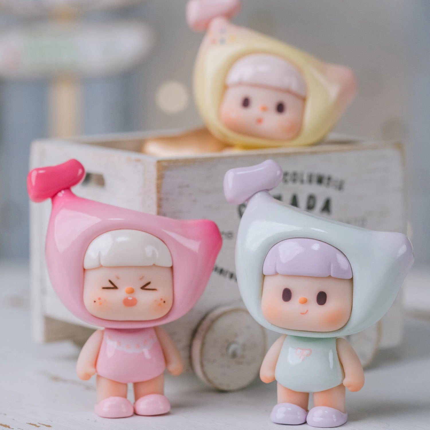 BUER Hi Friends Banana Mini Bean Series Blind Box