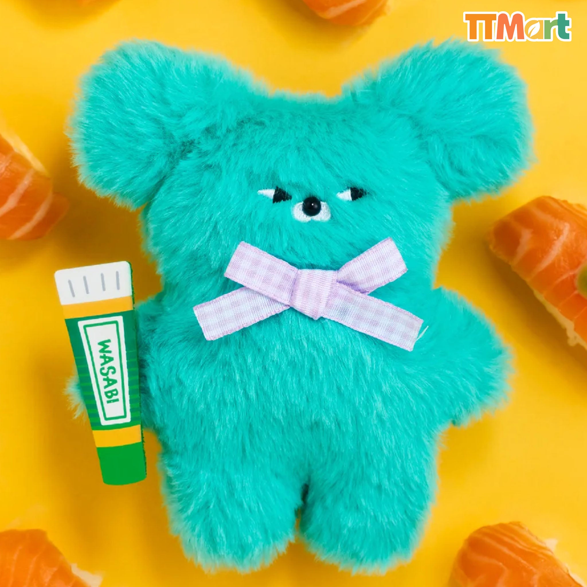 WASABI BEAR Flavor Series Plush Keychain Blind Box