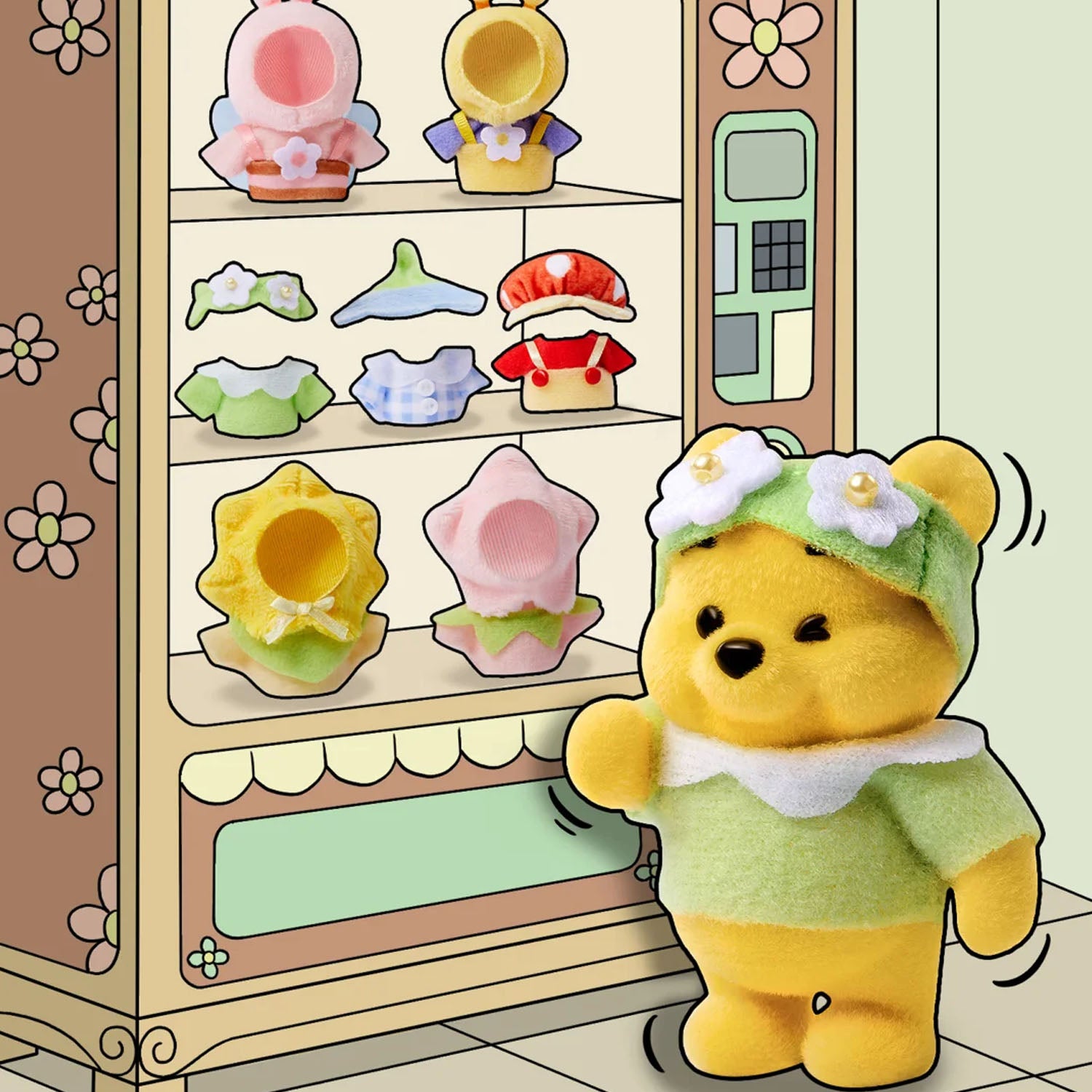 Winnie The Pooh Touching Garden Series Figure Blind Box