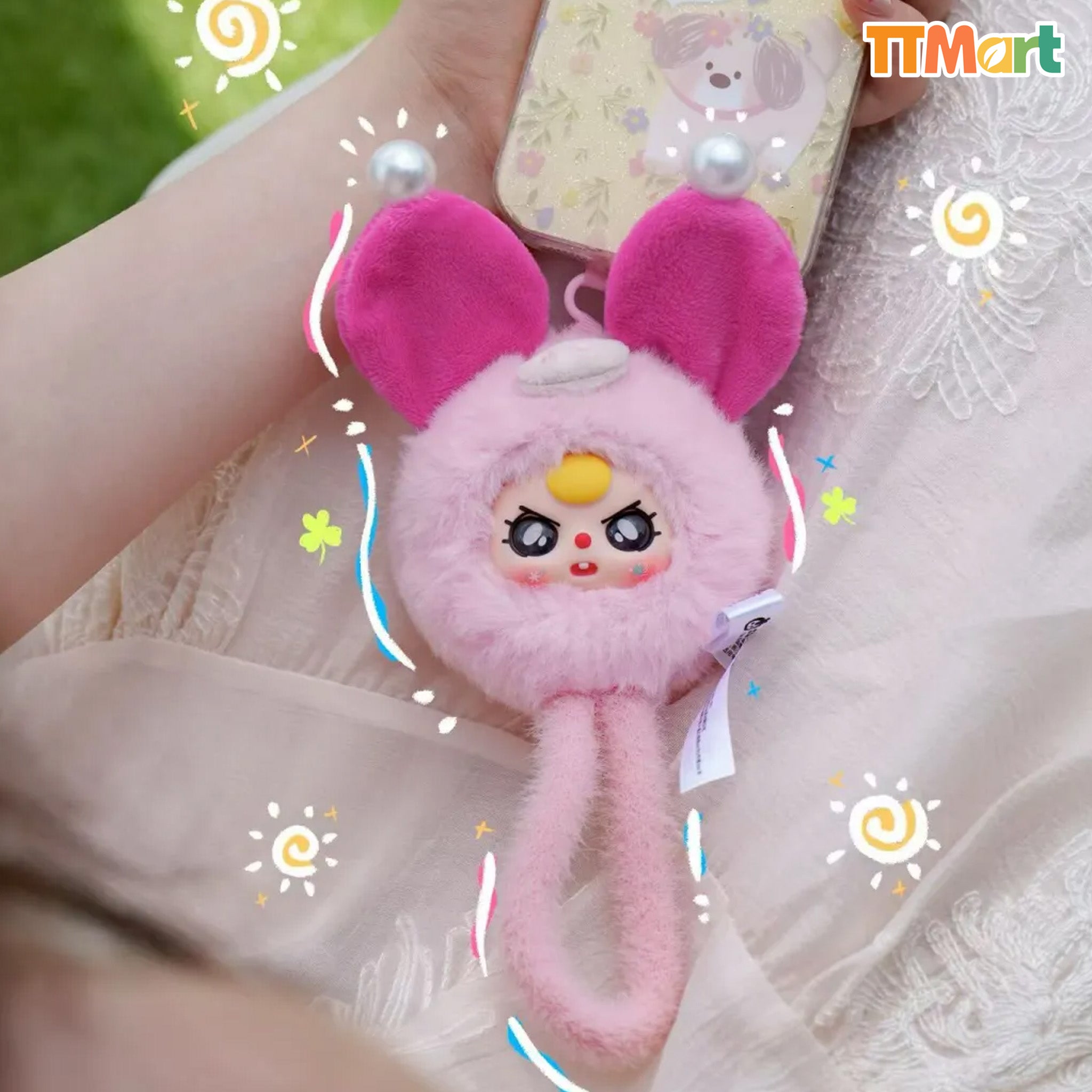 Baby Three Wrist Strap Series Plush Blind Box