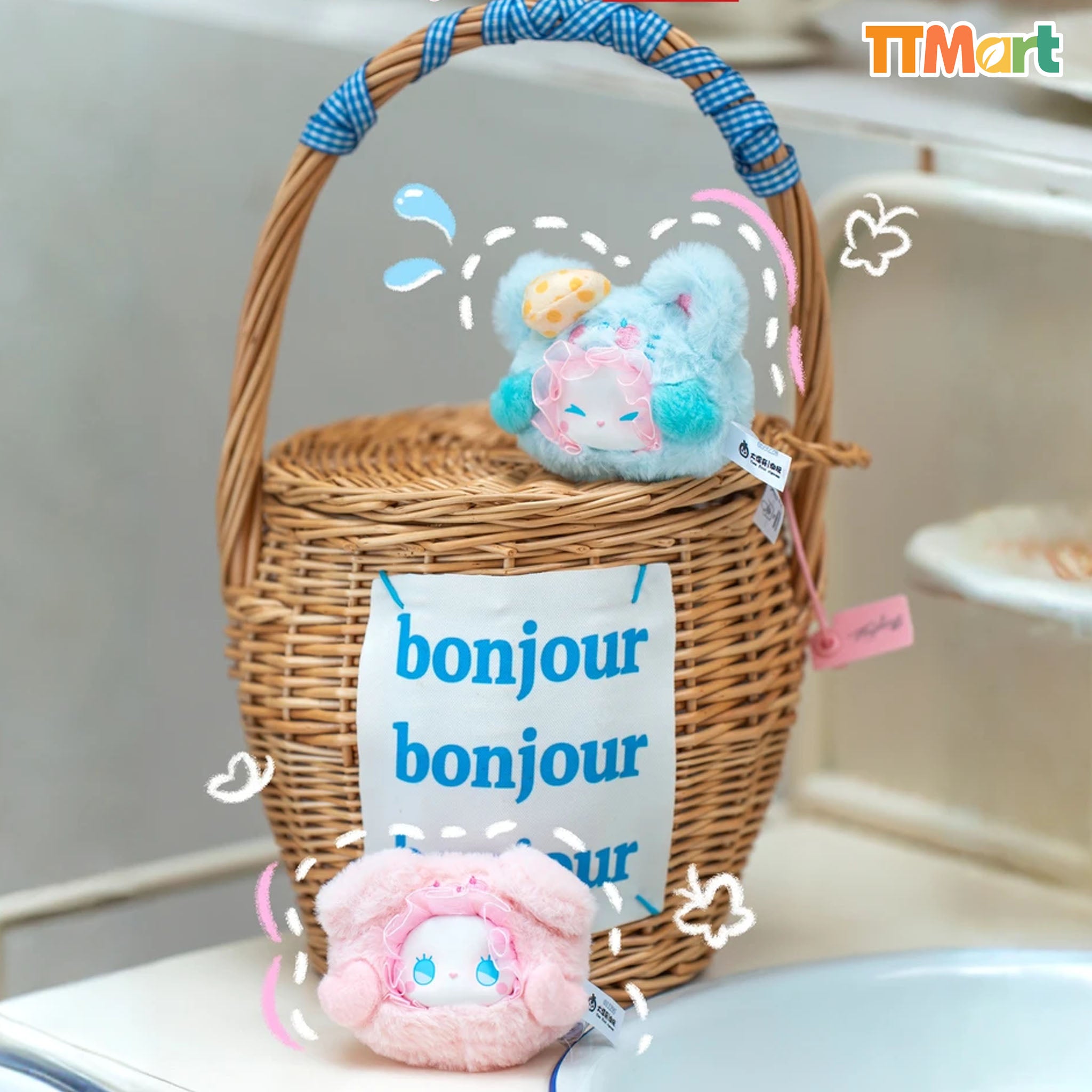 LOVELY EMMA Animal Tea Party Plush Series Blind Box