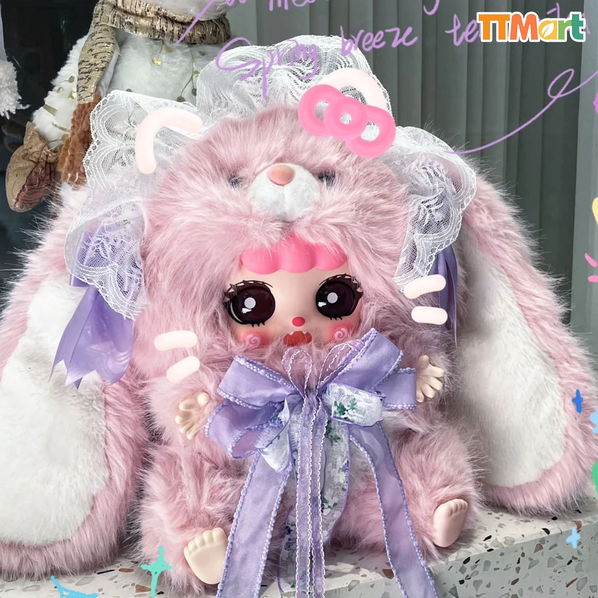 Nai Fu Bunny 600% V1 Plush Series Blind Box