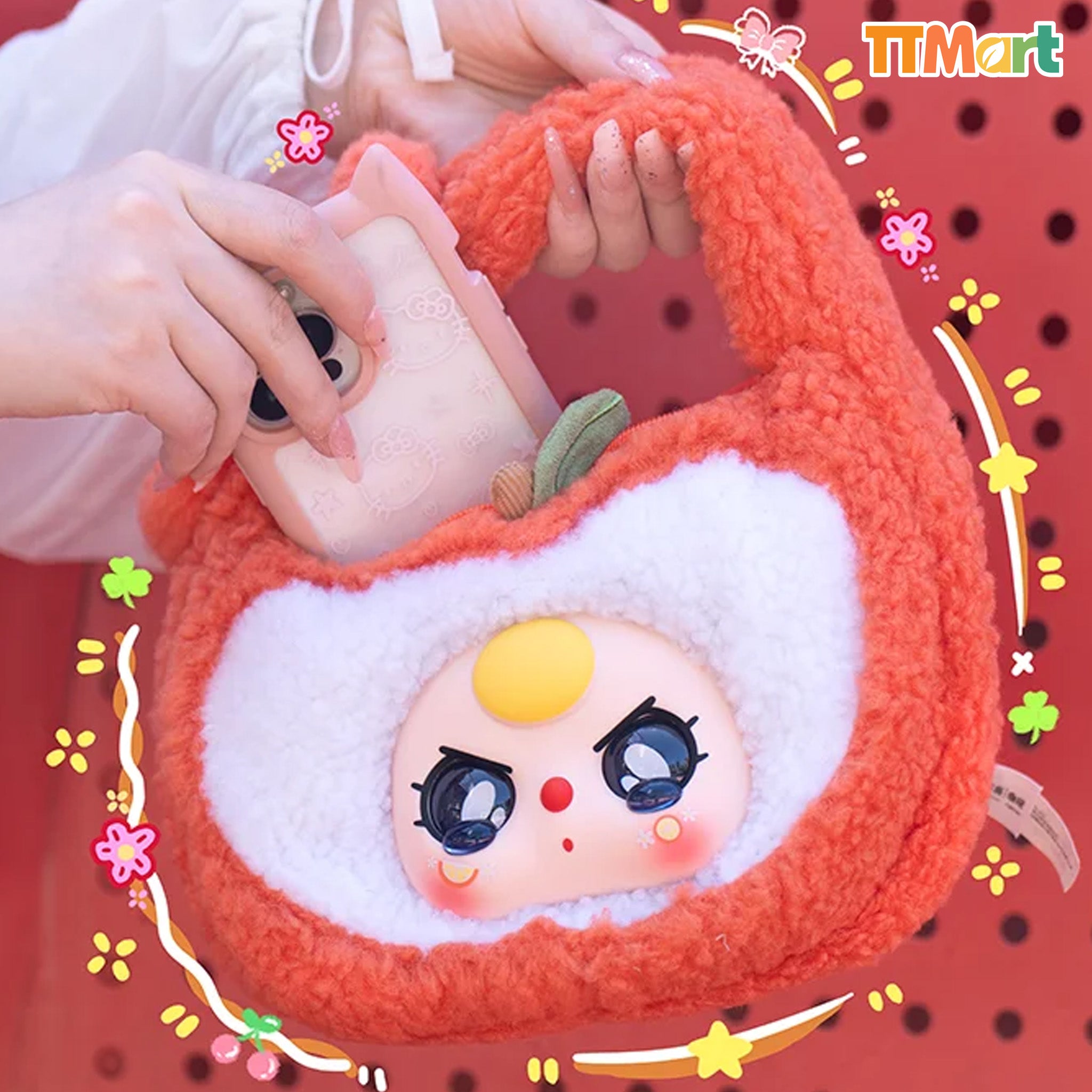 Baby Three Baby Fruit Handbag Plush Series Blind Box