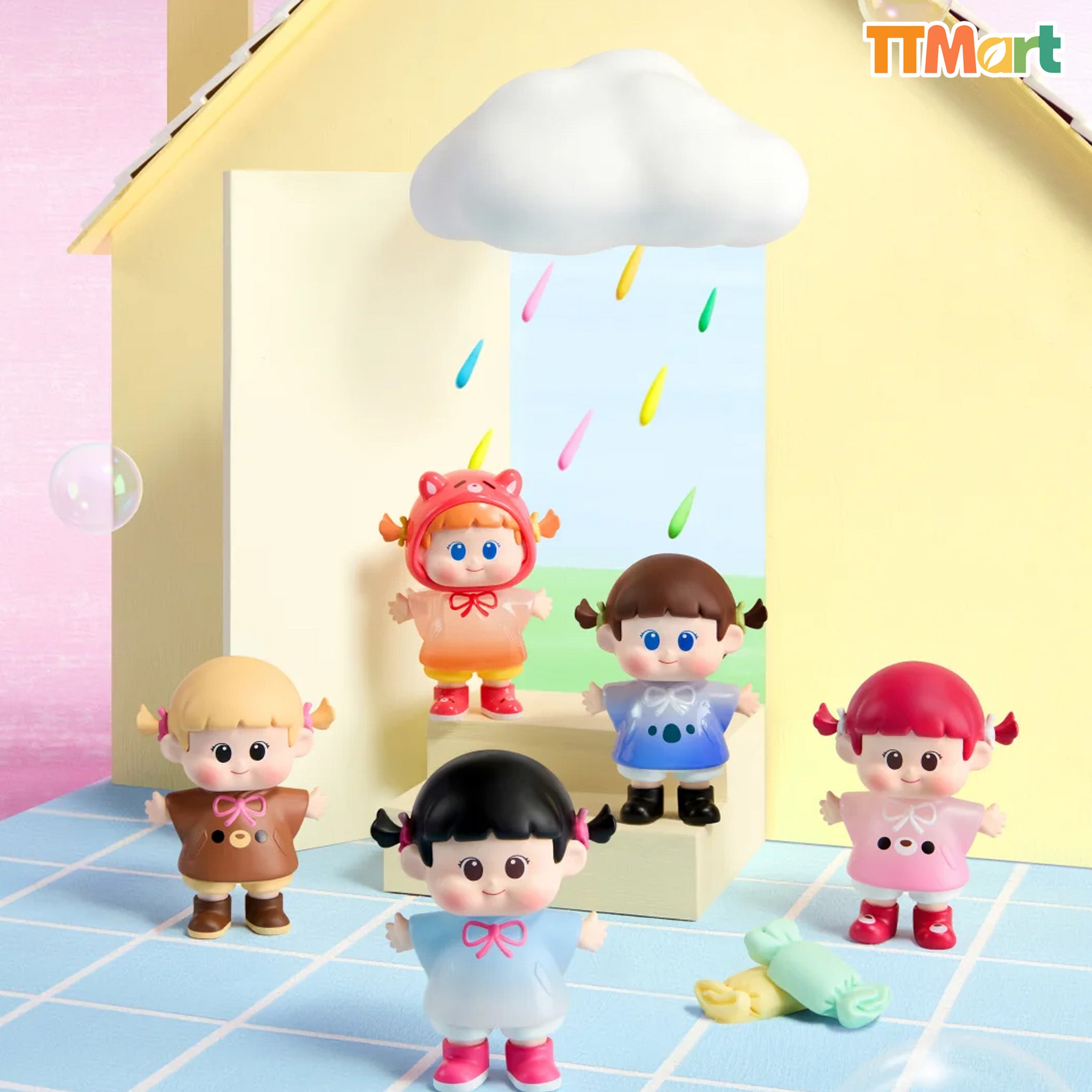 YUUNA Playful Raincoat Mini Figure Series Blind Box