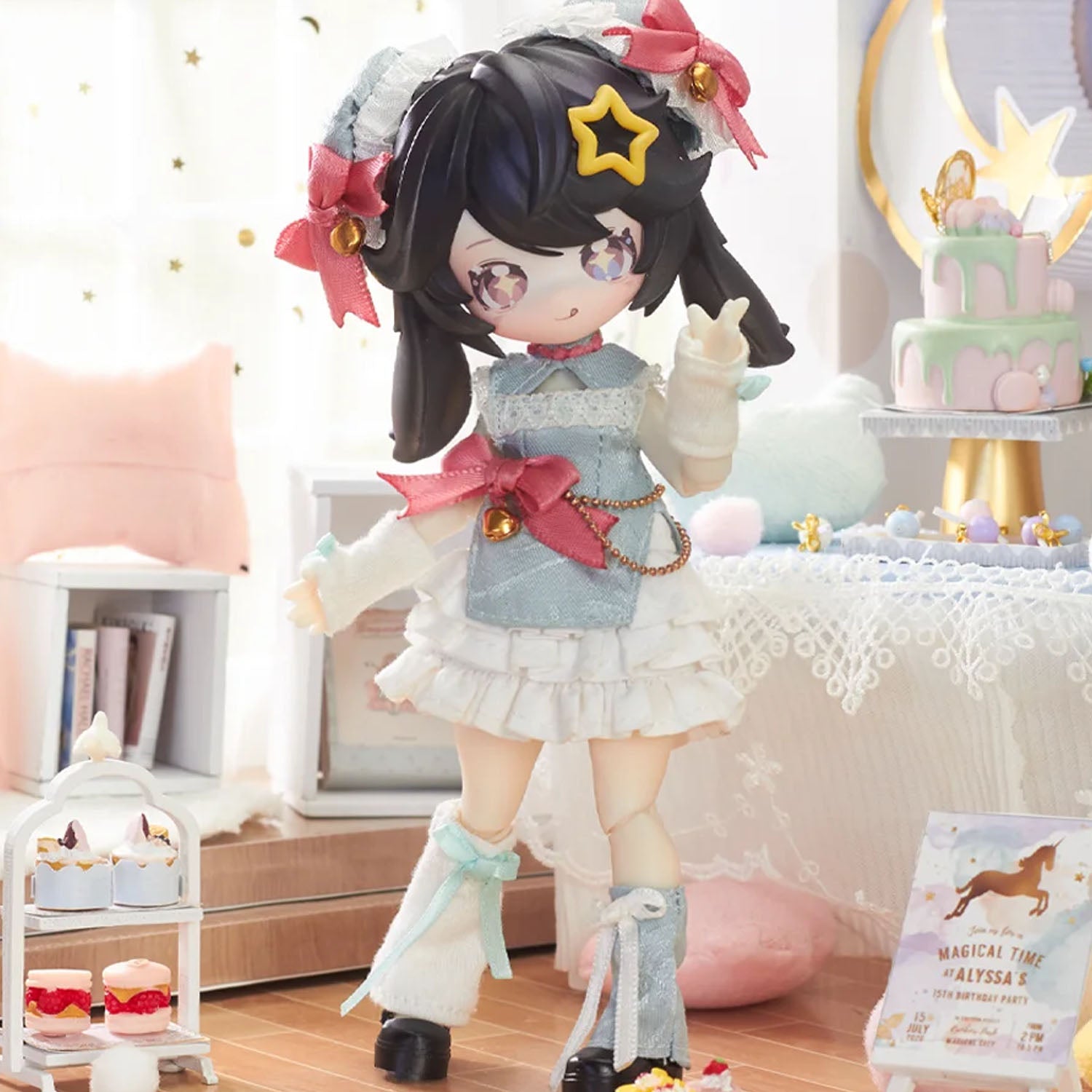 Inedible Doll Moon Jumping Time Bunny Series BJD Blind Box