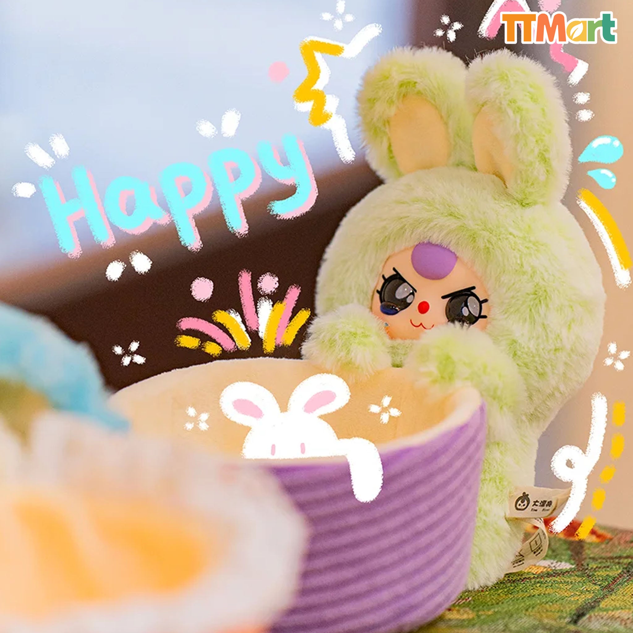 Baby Three Storage Basket Plush Blind Box