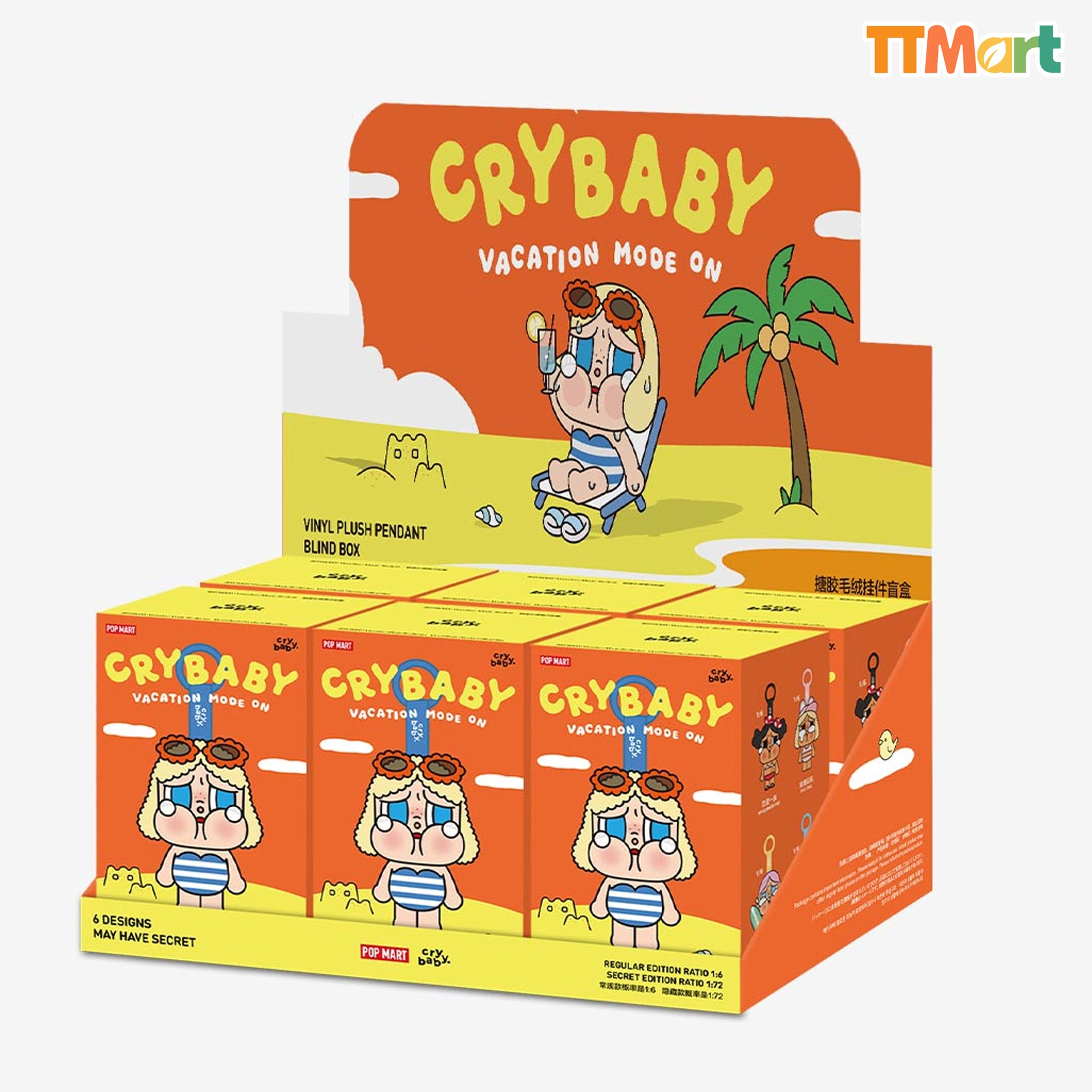 CRYBABY Vacation Mode On Plush Series Blind Box