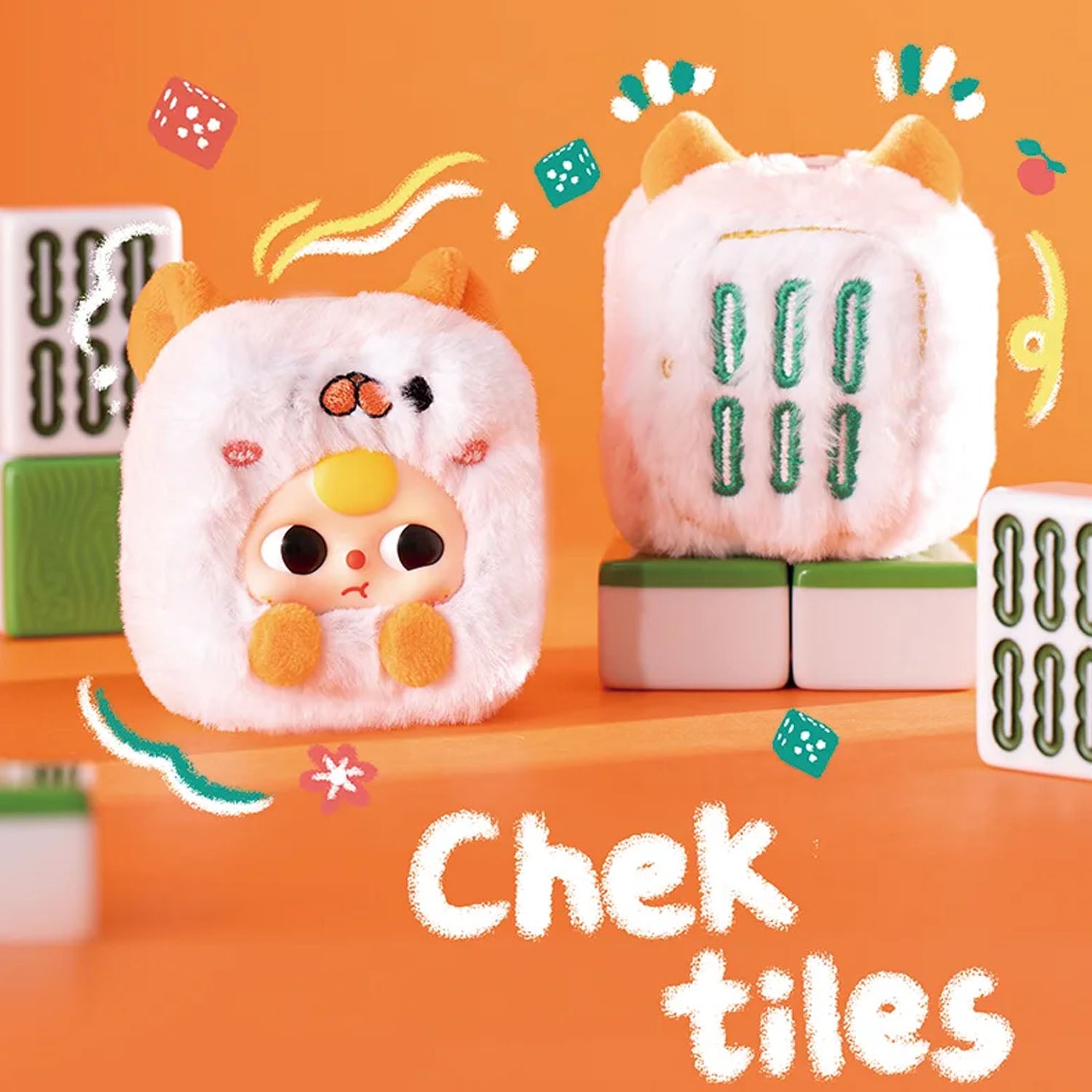 Baby Three Little Mahjong Plush Series Blind Box